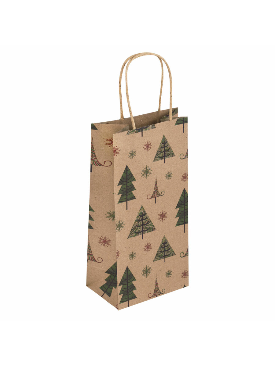 Подарочный пакет Золотая сказка новогодний для упаковки подарков - фото 2