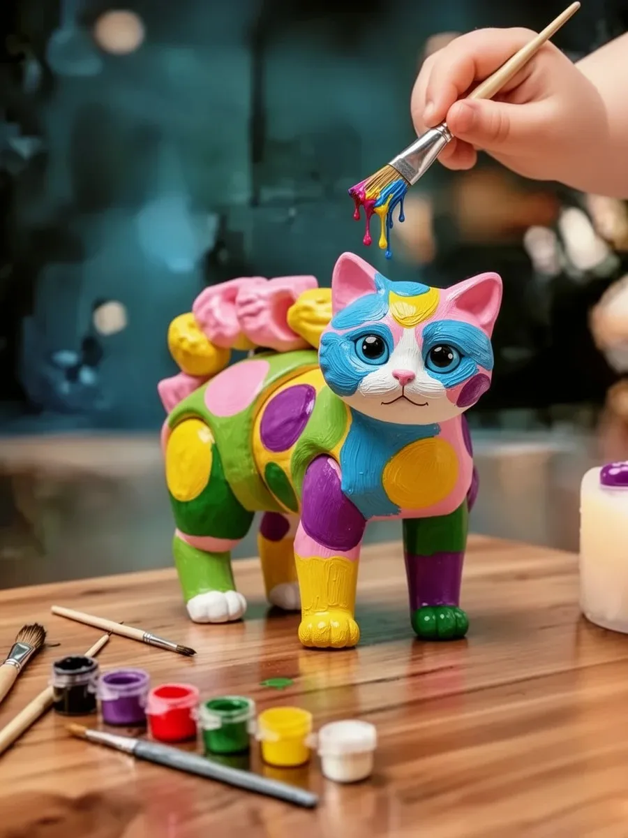 Набор для творчества SmartSelect 3D Белая кошка 20 см - фото 8