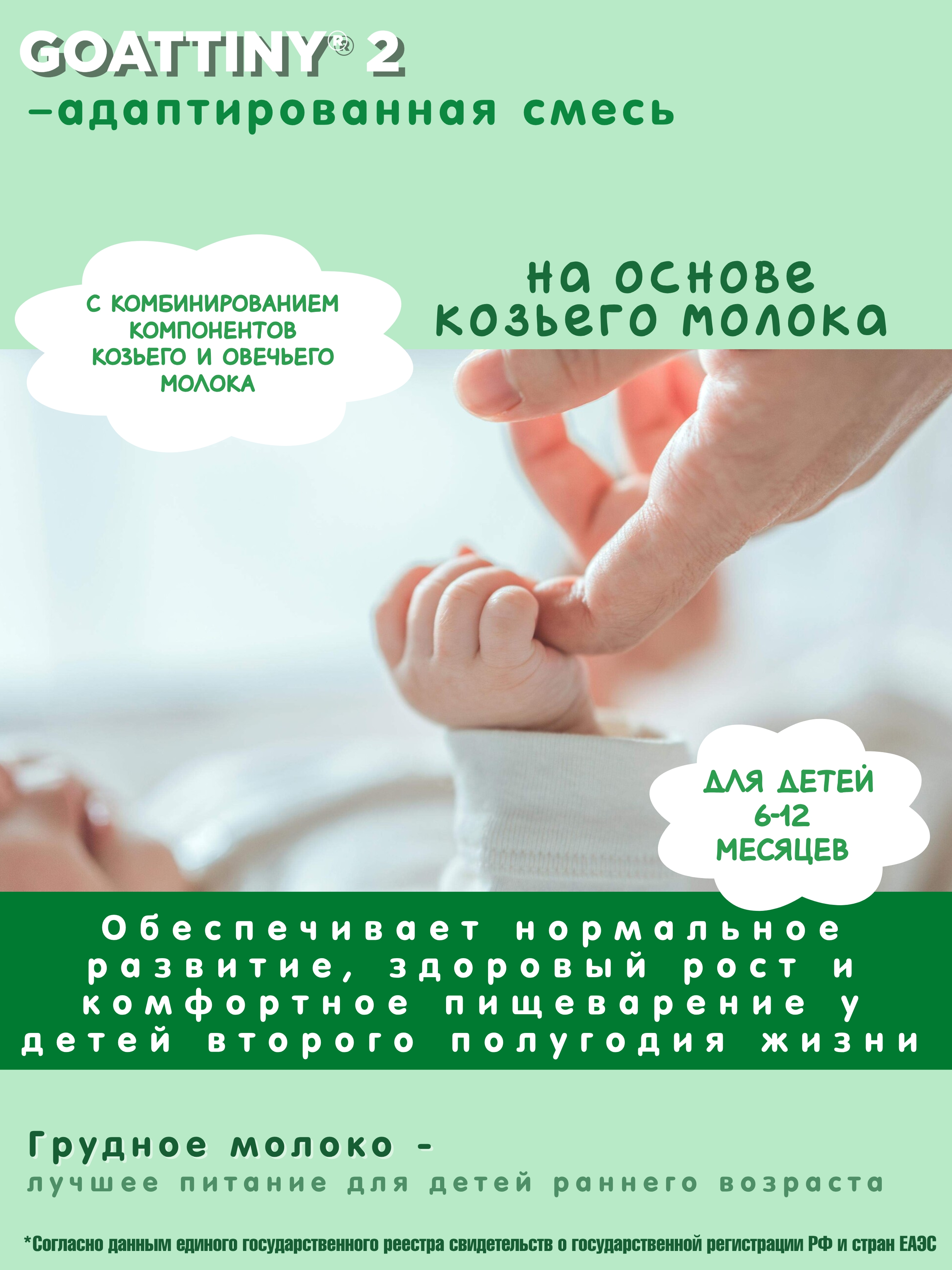 Смесь молочная Goattiny 2 - фото 3