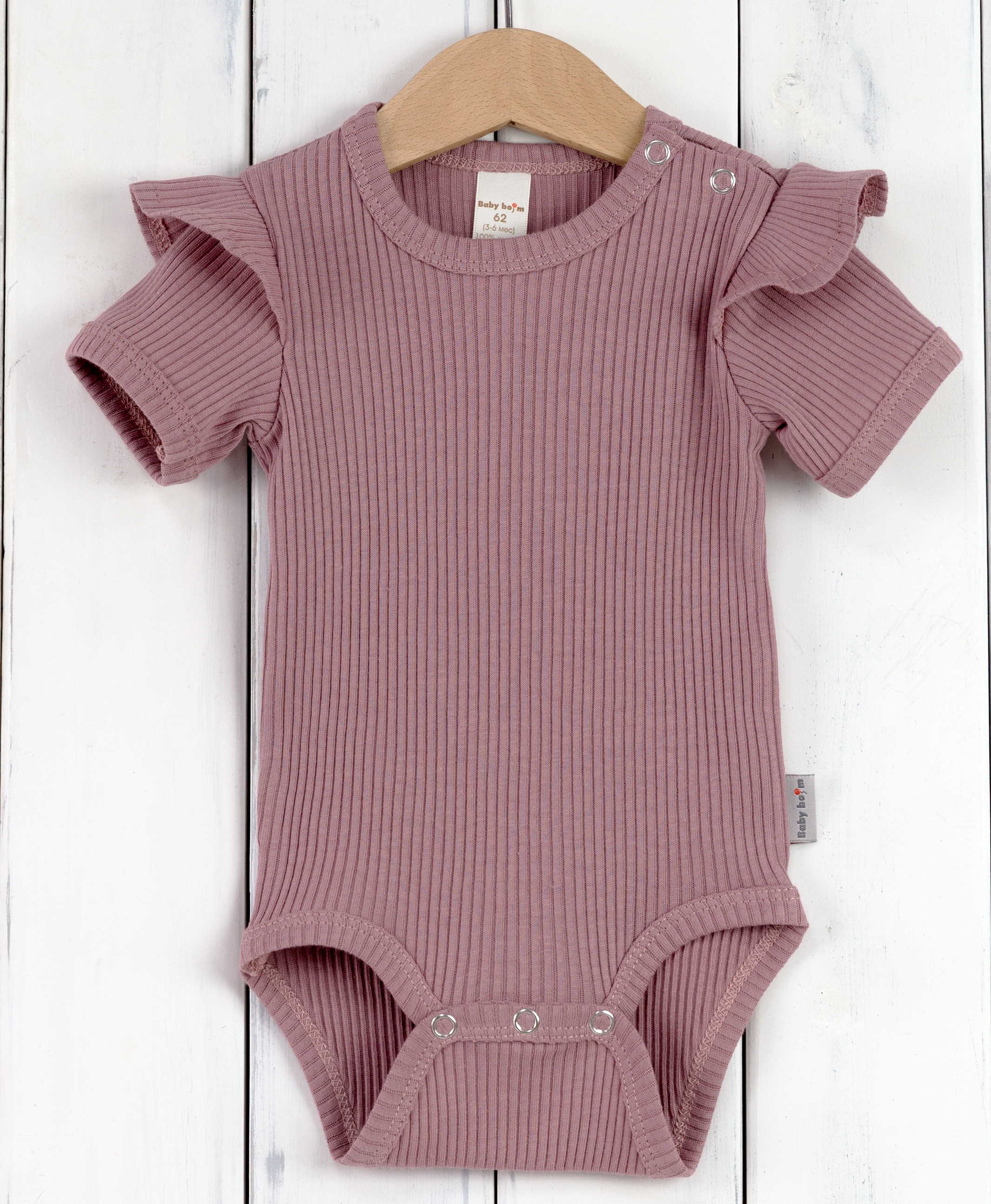 Боди Baby boom Б112/8-И лапша вишнёвый йогурт - фото 1