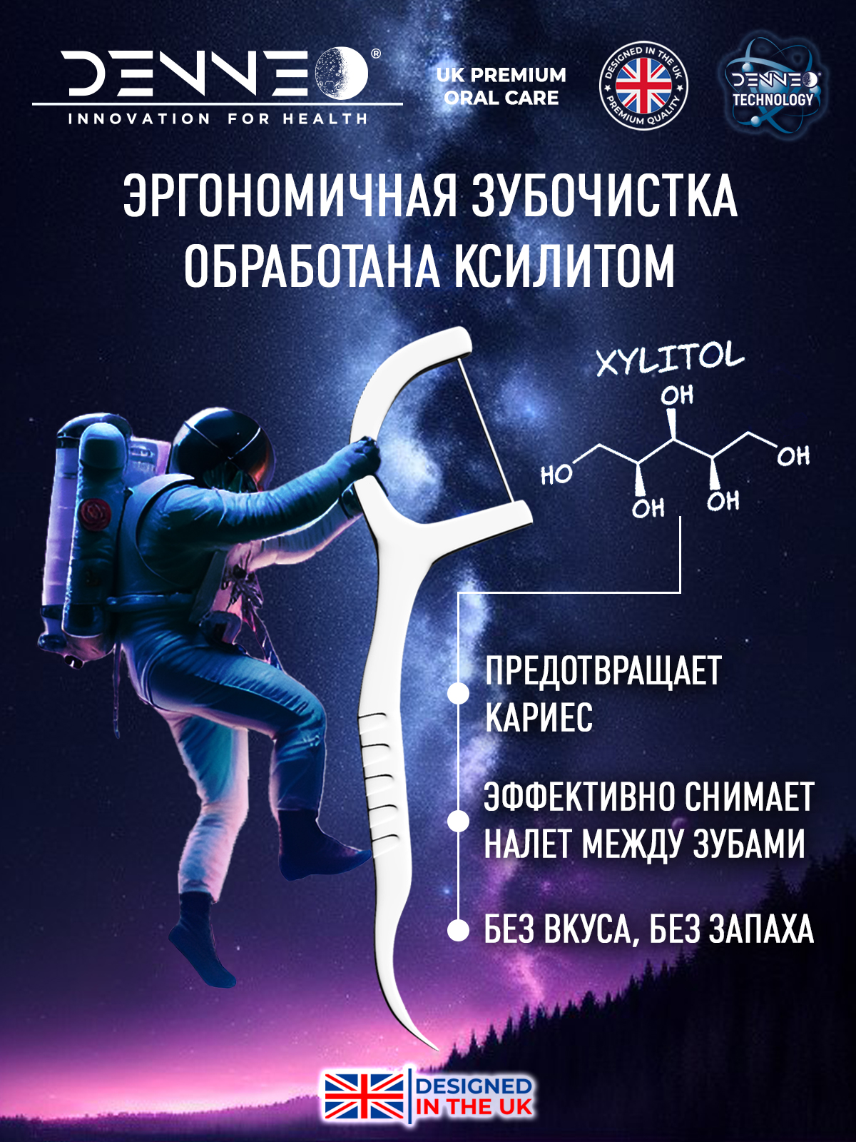 Зубная нить DENNEO 55 шт. - фото 5