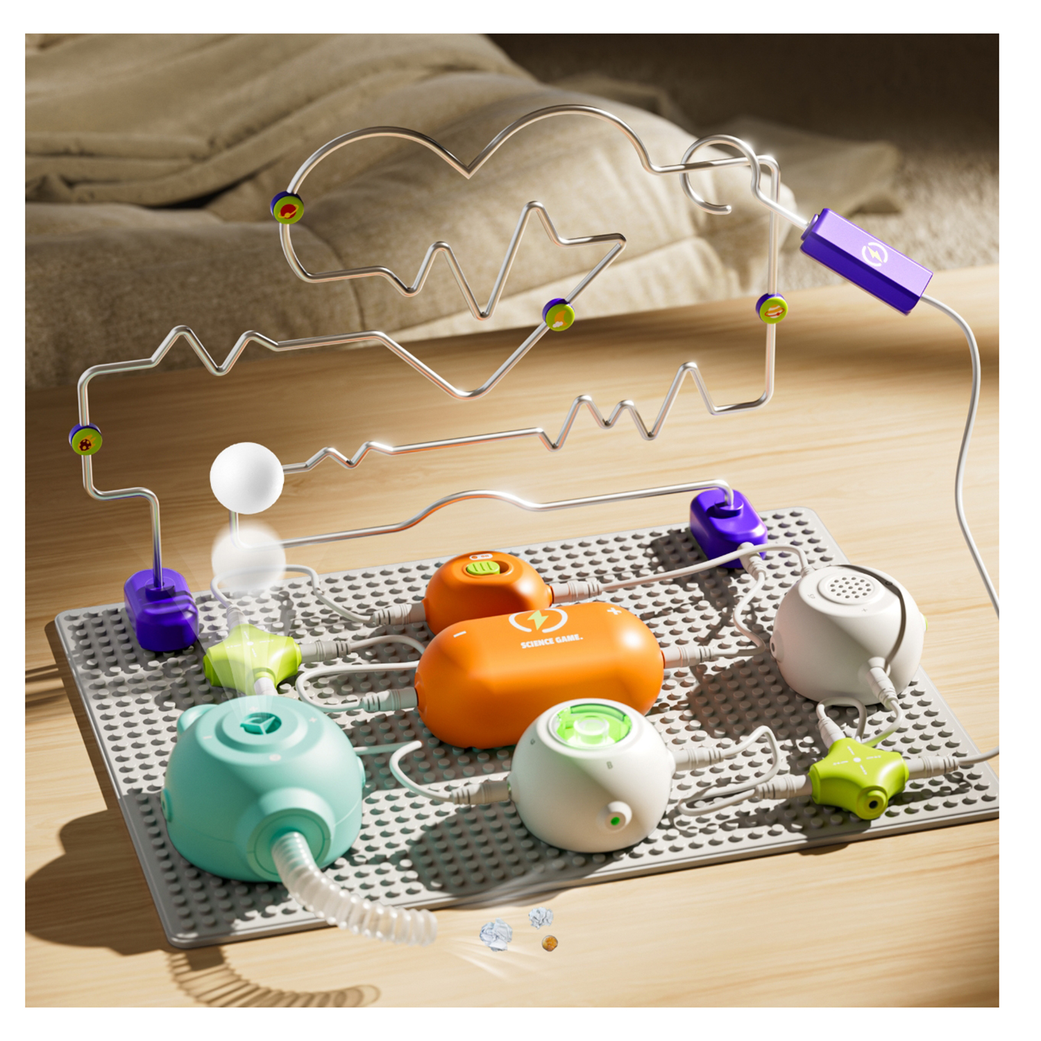 Конструктор SCIENCE EDUCATION Робототехника 300+ схем электронный - фото 8