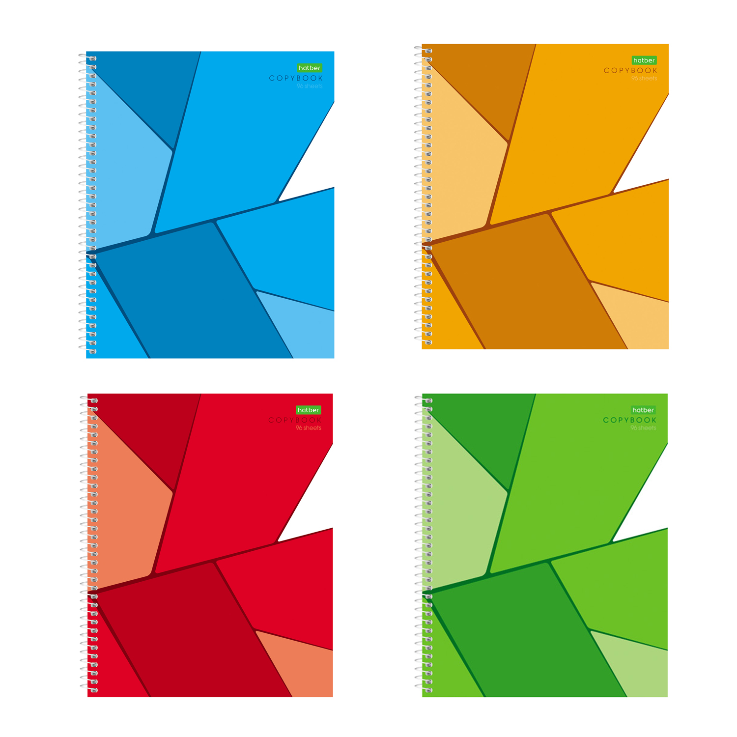 Общая тетрадь Hatber клетка 96 лист. в ассортименте - фото 1