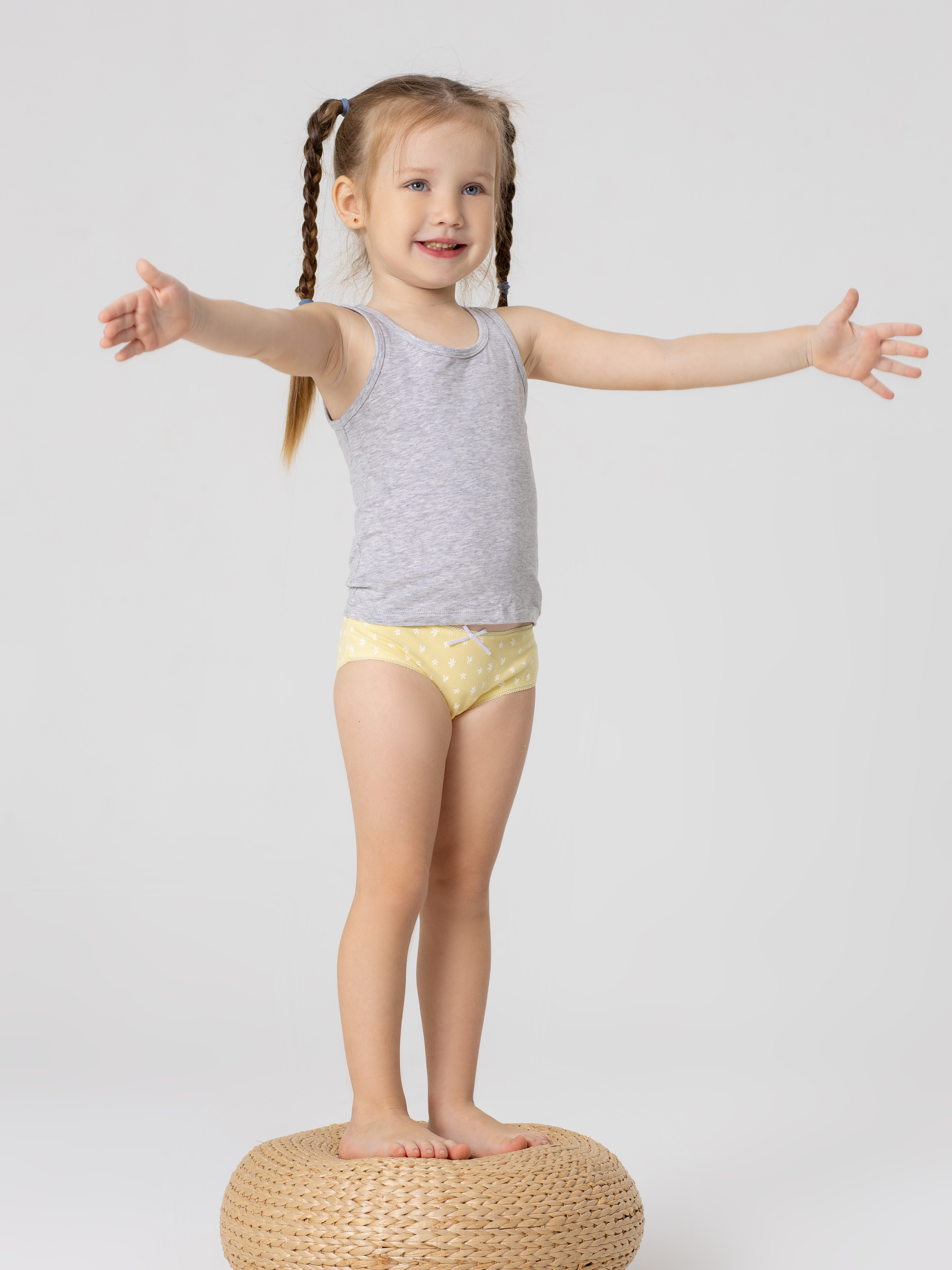 Трусы 3 шт Linas baby 1669-18 Жел-Роз-Бел - фото 11