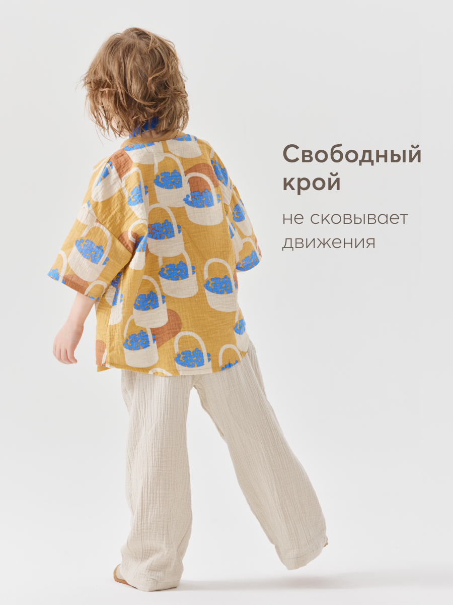 Рубашка Happy Baby 88130_flower-basket - фото 5