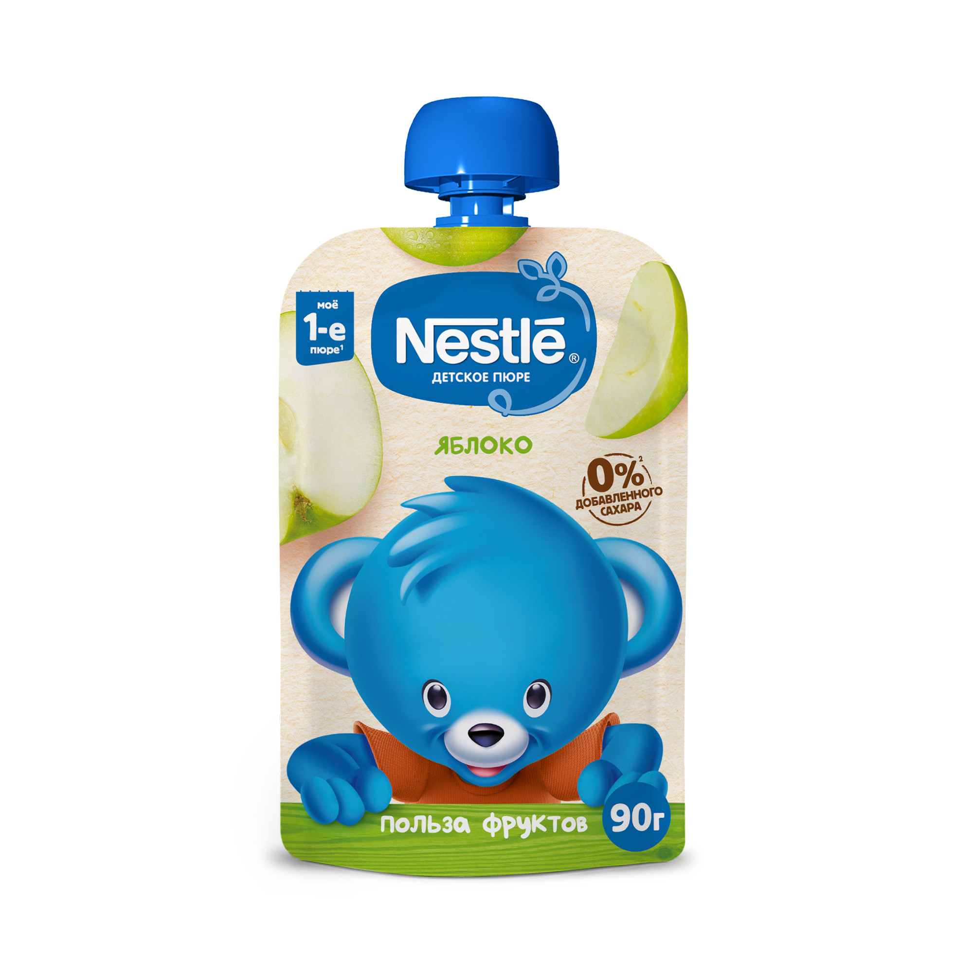 Пюре Nestle Яблоко с 4 мес 90 г - фото 2