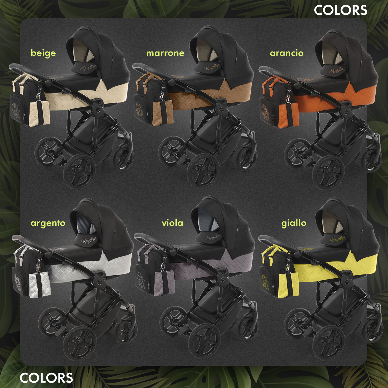 Коляска 2в1 Nuovita оранжевый - фото 16