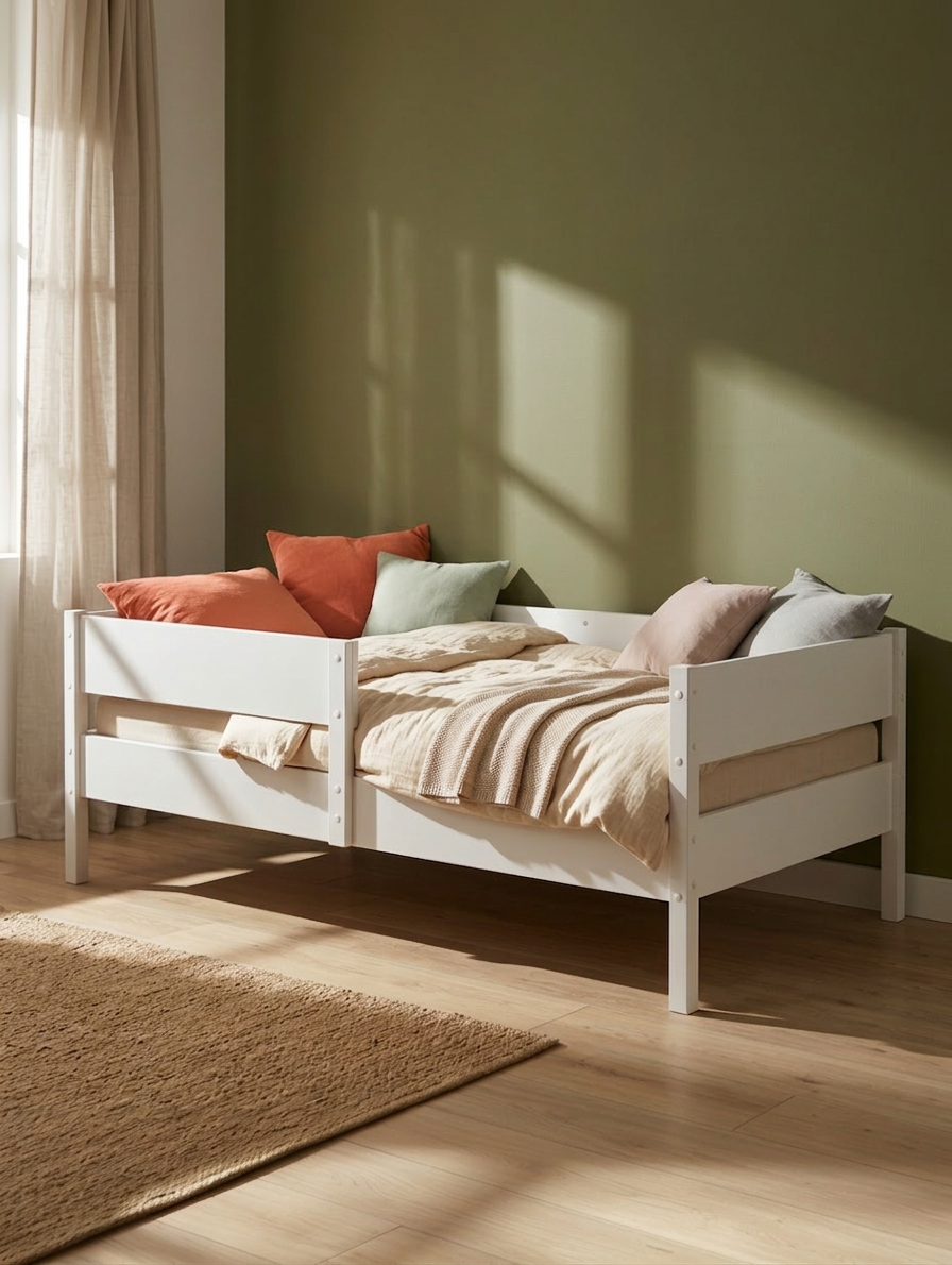 Кровать подростковая Wloo 160*80 (белый) - фото 7