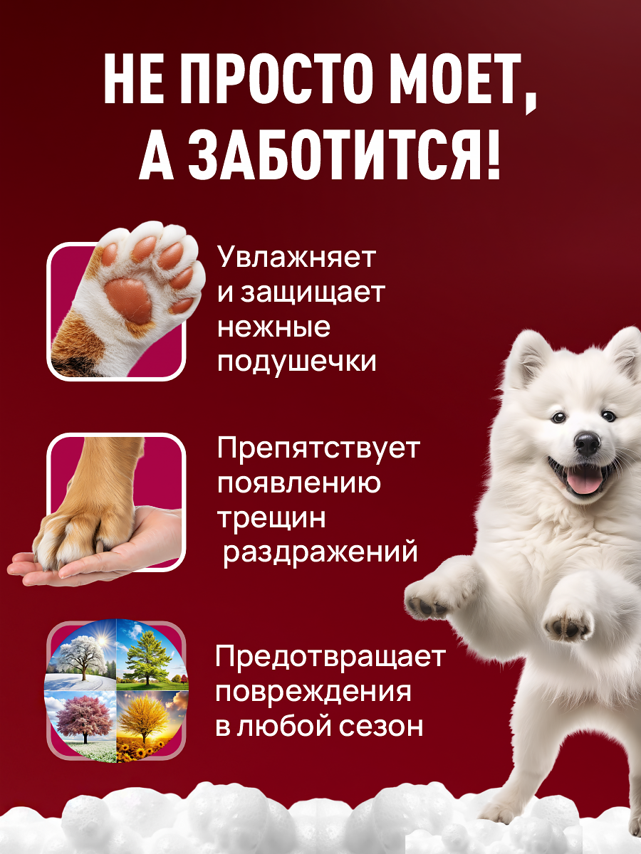 Жидкое мыло GOODR Dog для мытья лап после прогулки 500 мл - фото 3
