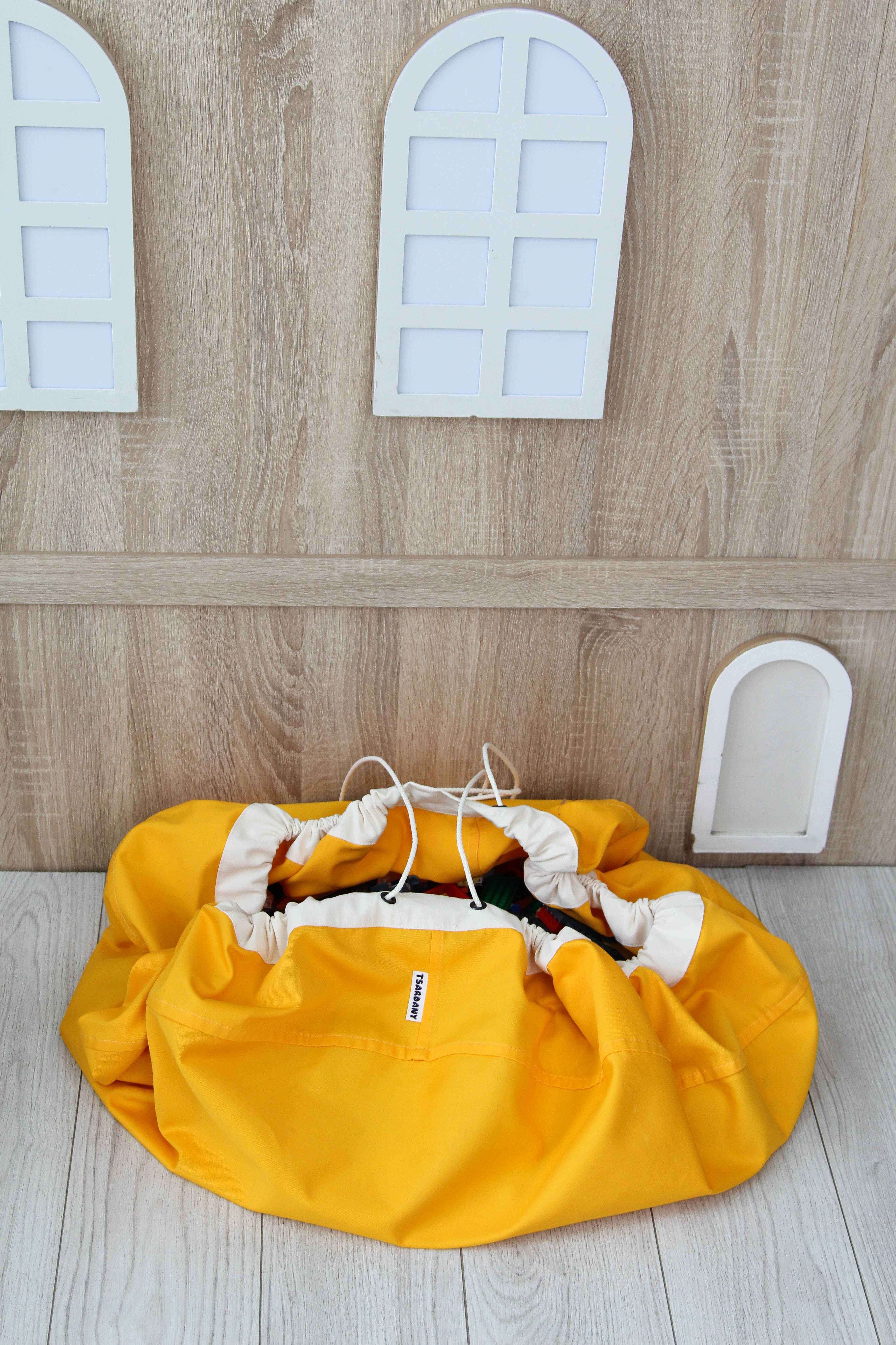 Мешок для игрушек TSARDANY L yellow - фото 3