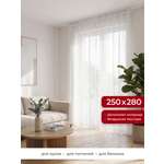 Штора тюлевая GARDEN Сетка 250x280 см цвет белый
