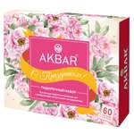 Чай Akbar набор подарочный 6 видов по 10 пакетов в конвертах