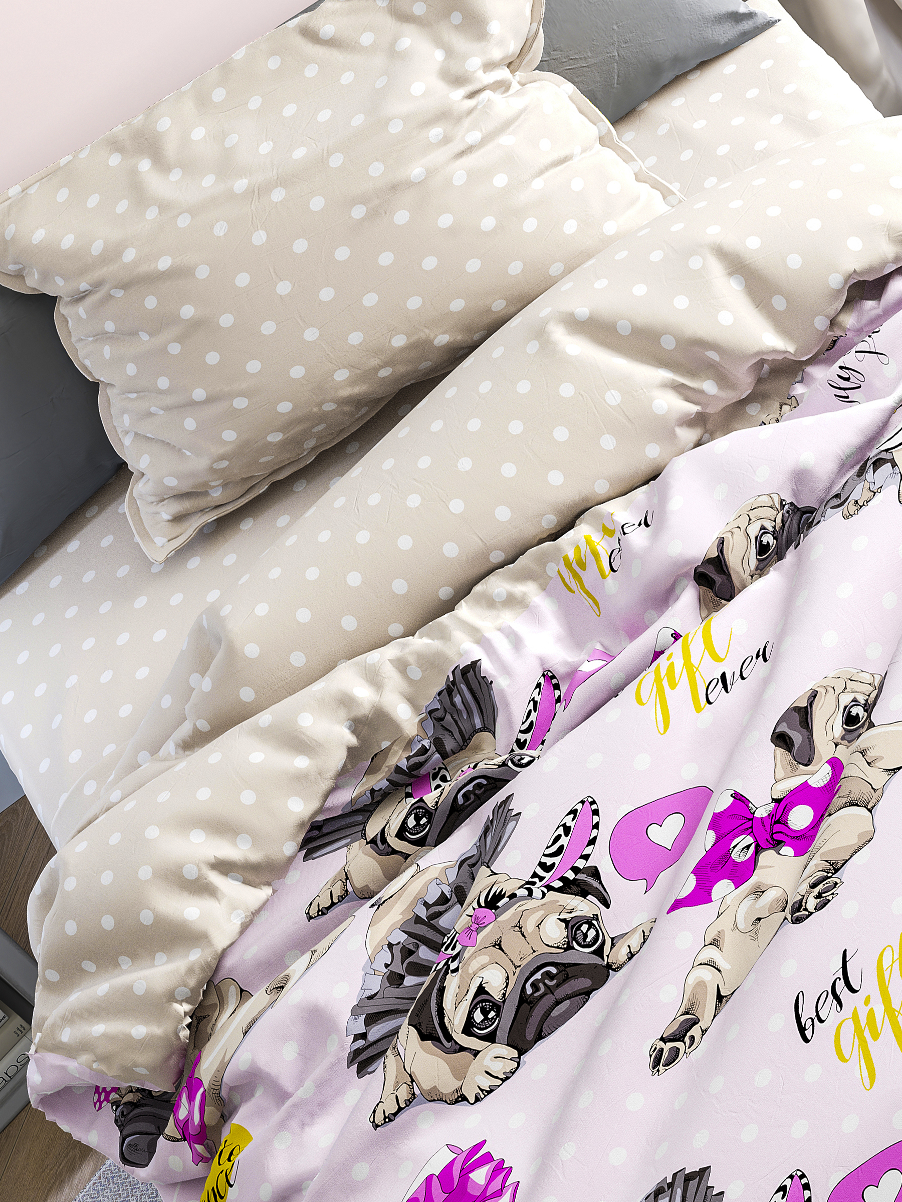 Комплект постельного белья PAVLine FreeDom полутораспальный 3 предм. - фото 11