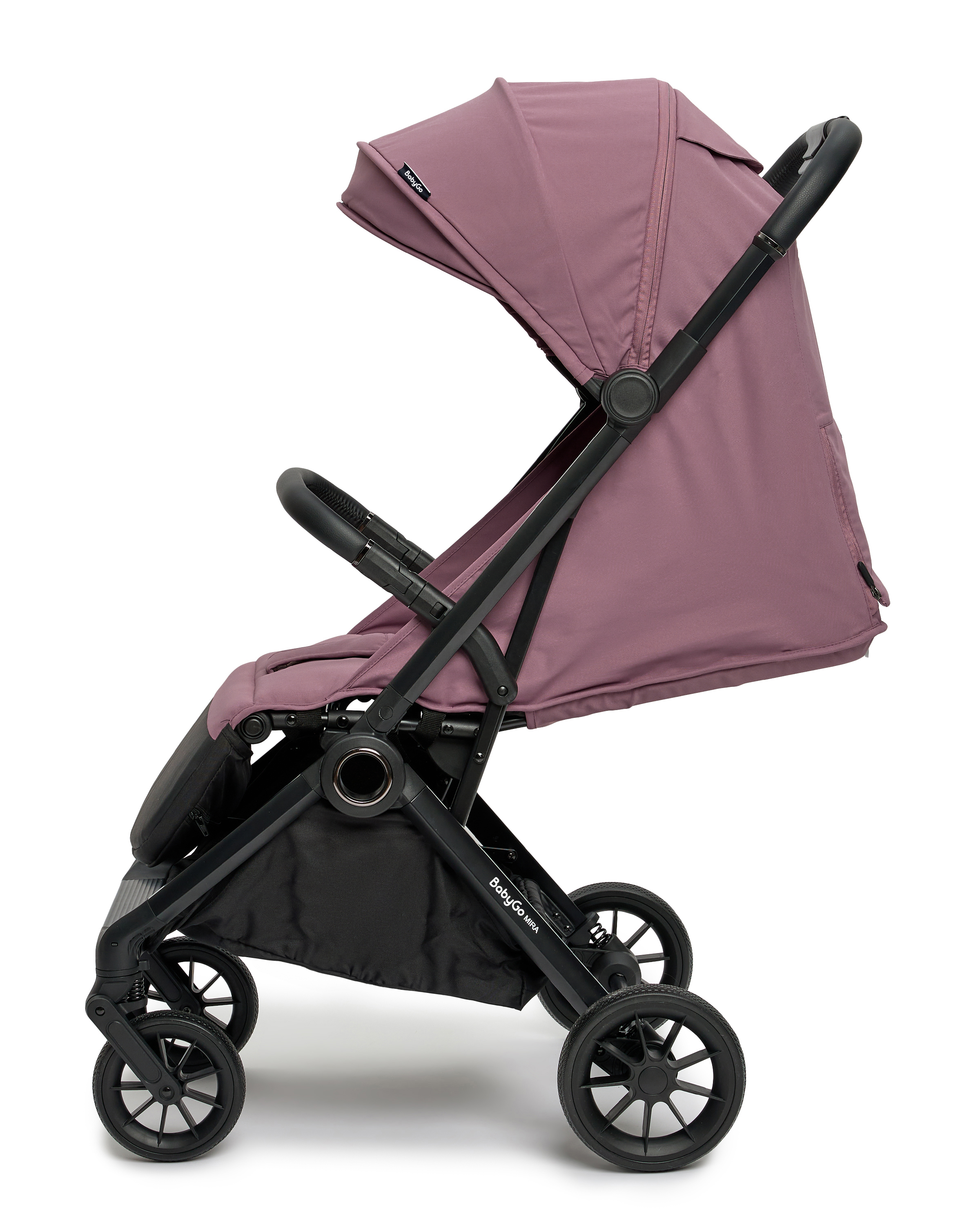 Коляска прогулочная BabyGo Mira New розовый - фото 14