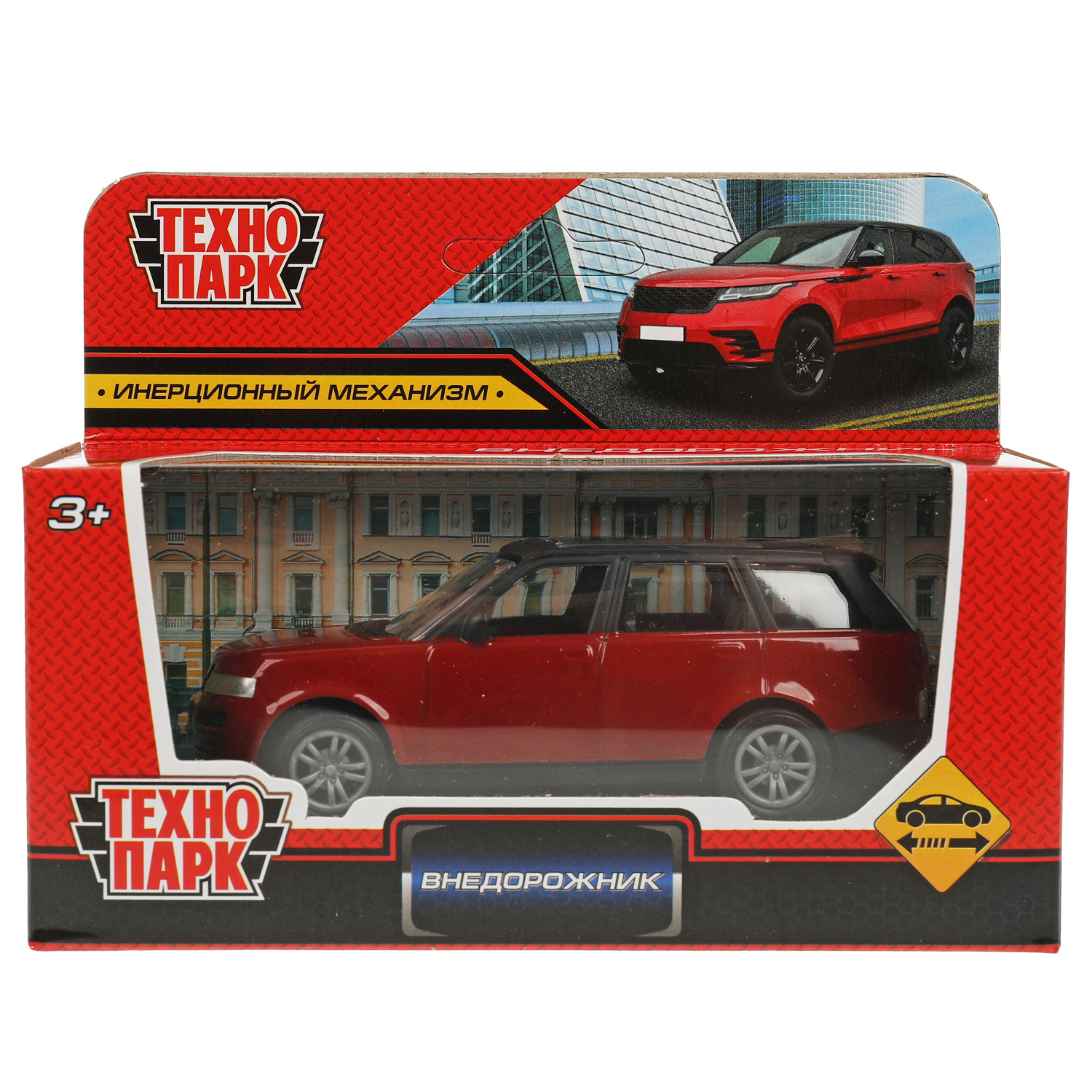 Изображение товара Металлическая модель внедорожника Технопарк инерционная для детей от 3 лет