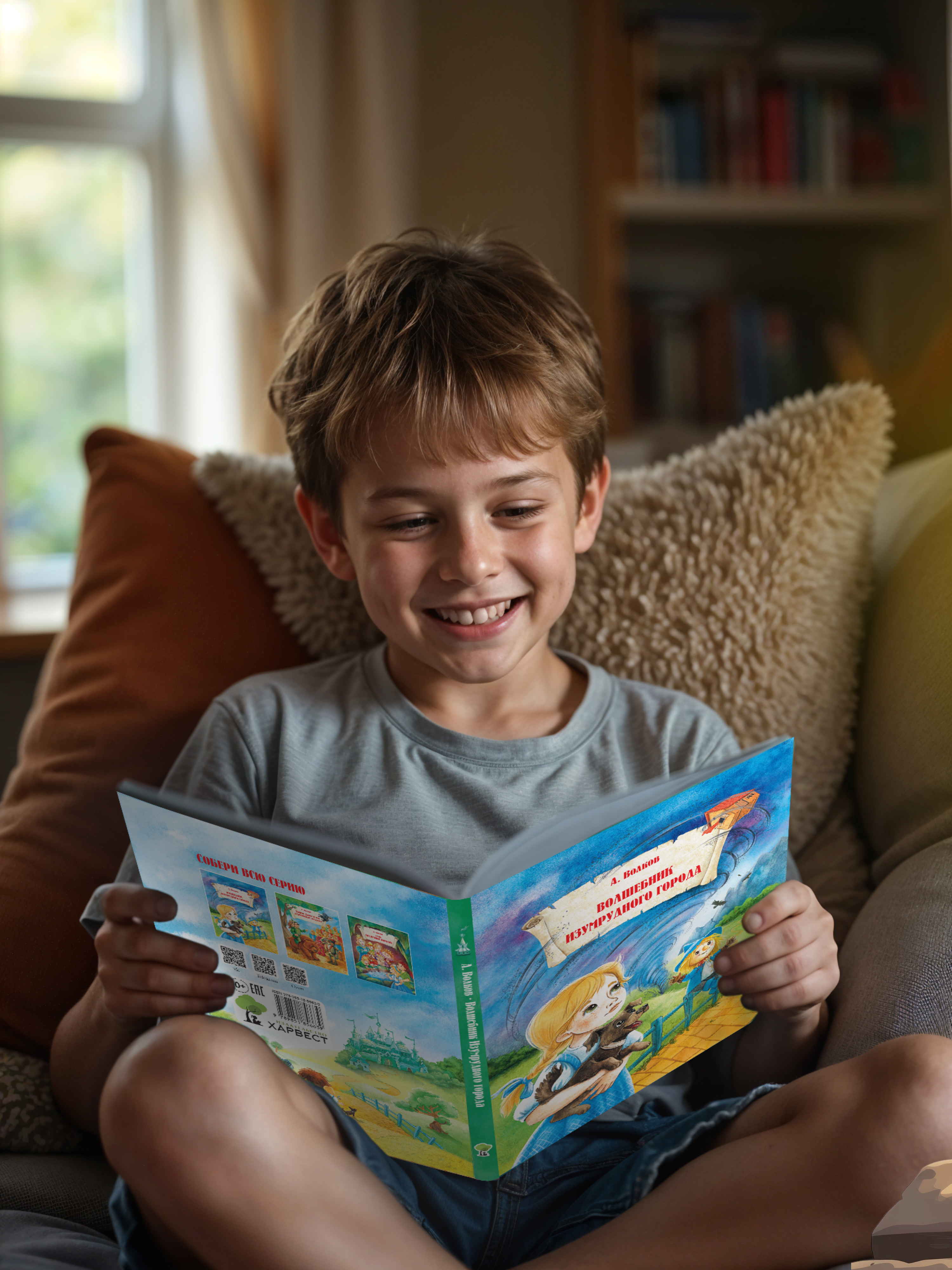 Детская книга Харвест Волшебник изумрудного города Волков А. - фото 7