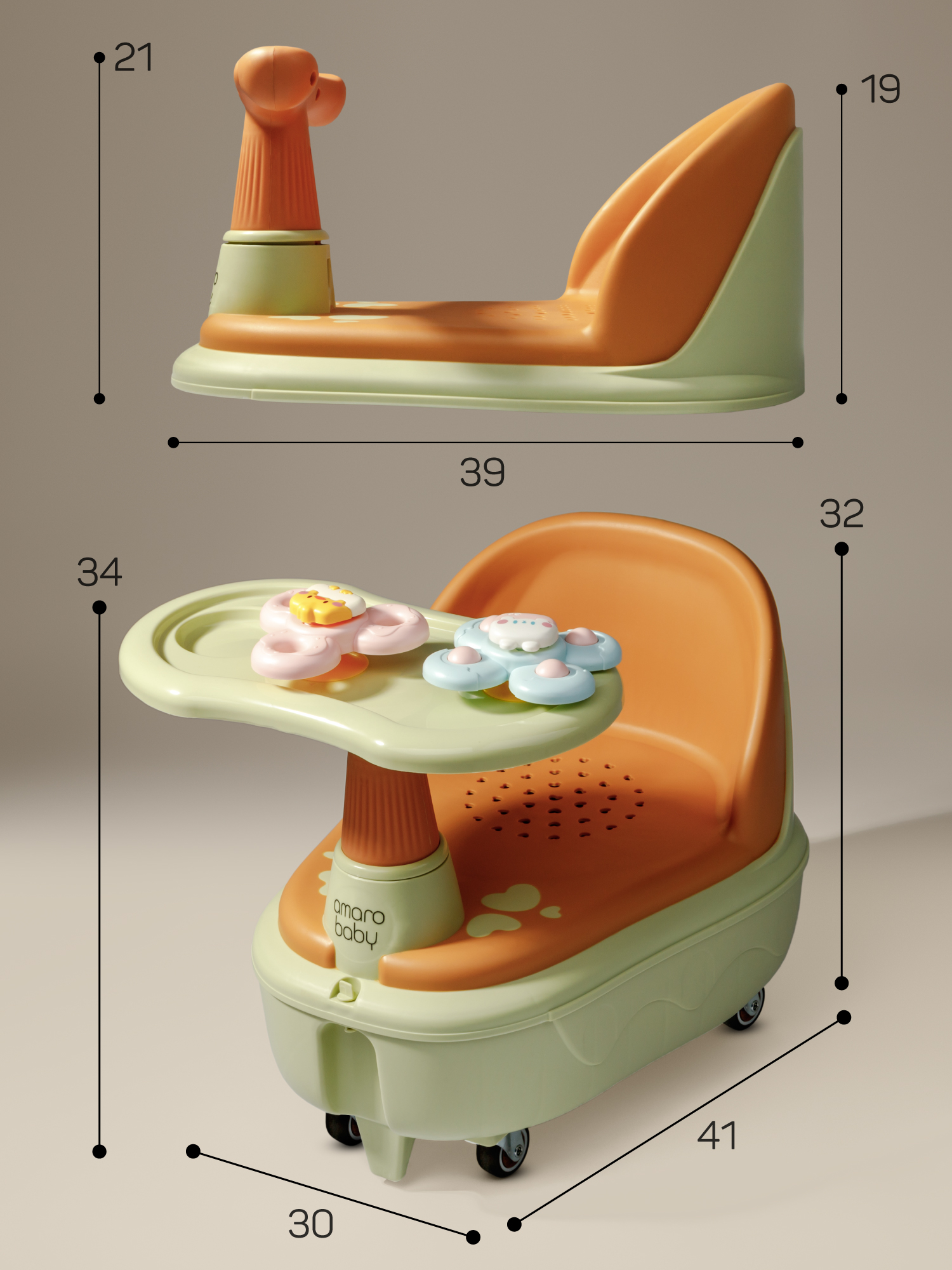 Пушкар Amarobaby Swimmy зеленый - фото 6