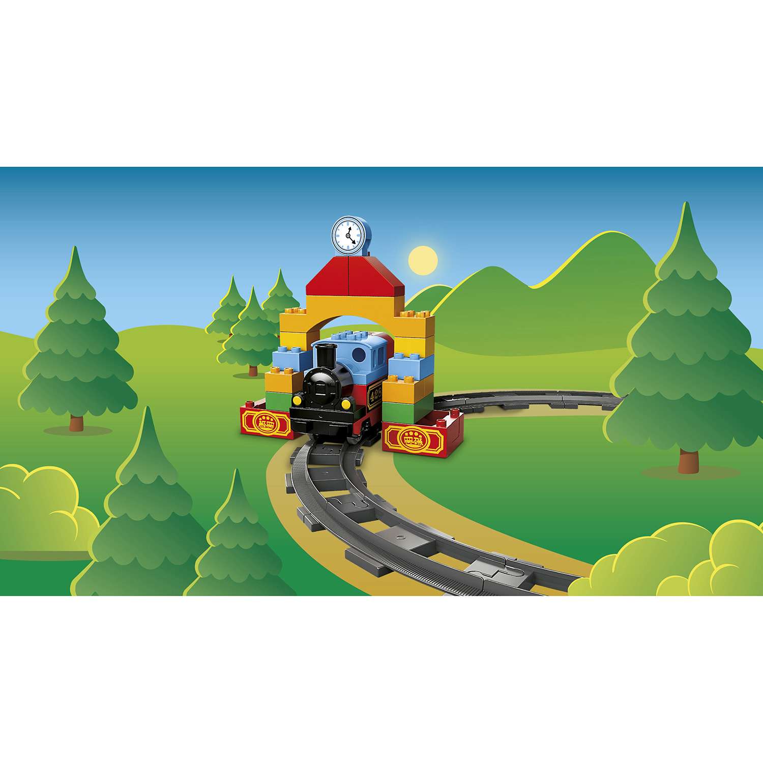 Конструктор LEGO DUPLO Мой первый поезд блочный - фото 6