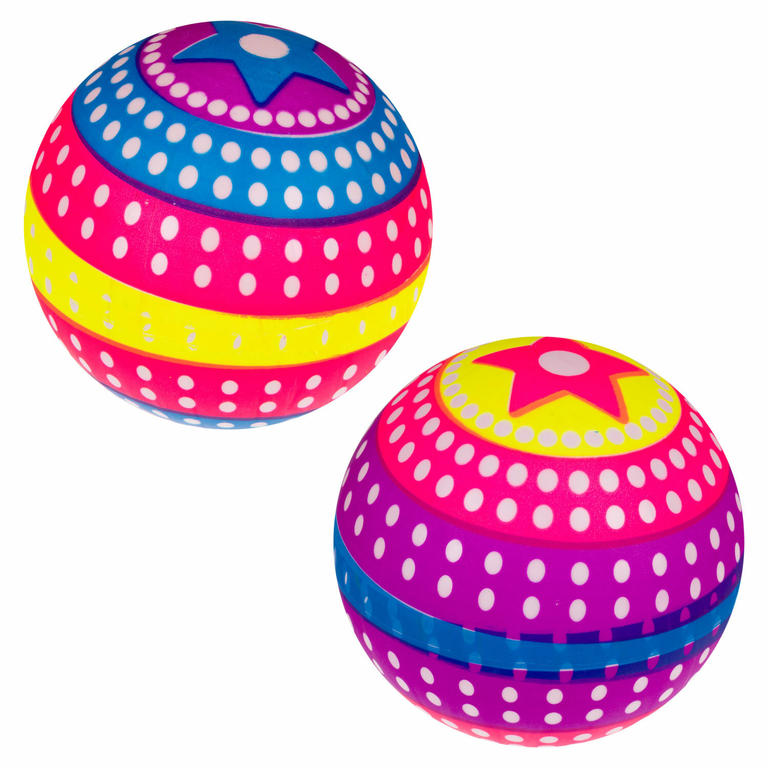 Мяч детский 23 см 1TOY Звезда резиновый надувной 1 шт - фото 3