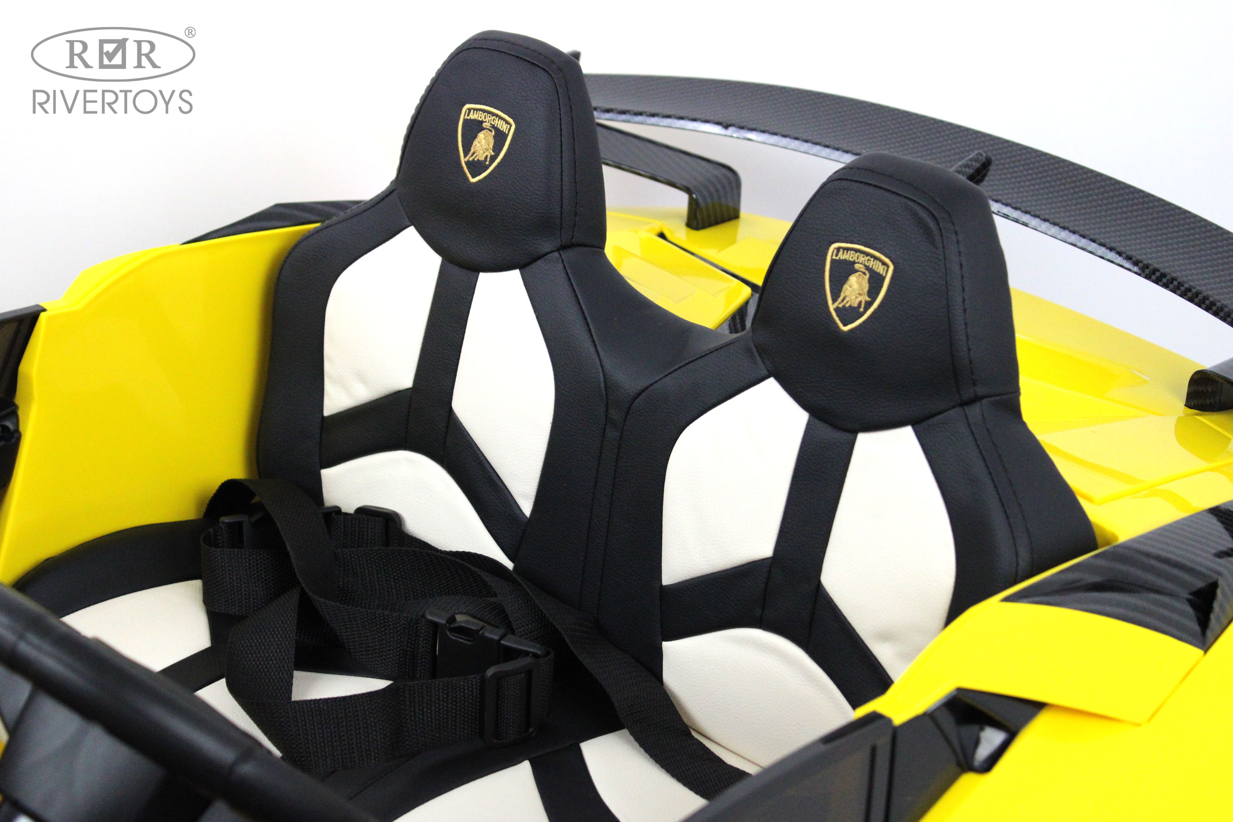 Электромобиль RIVERTOYS A111MP-YELLOW С пультом ДУ - фото 17