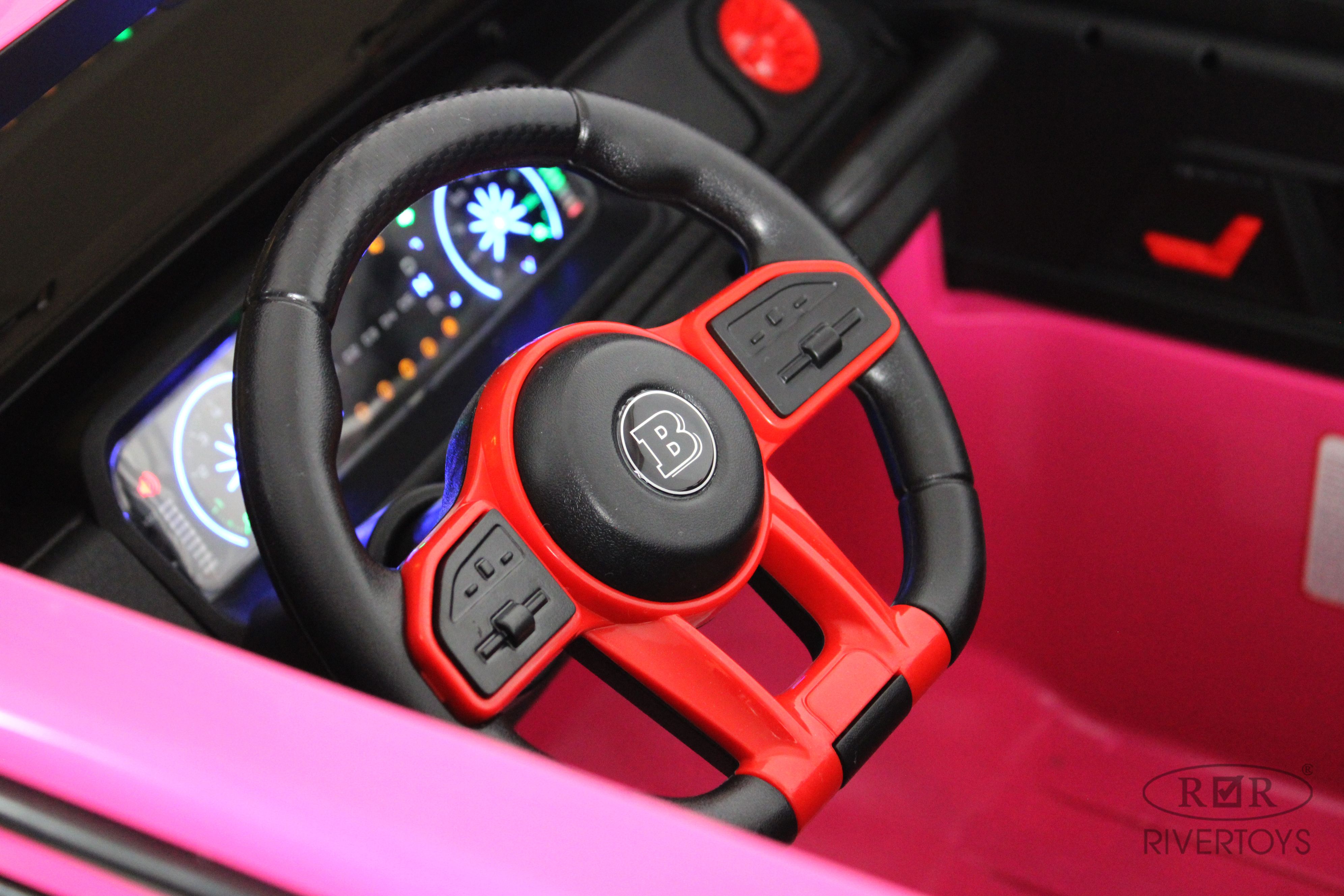 Электромобиль RIVERTOYS Mercedes Z888ZZ-PINK С пультом ДУ - фото 21