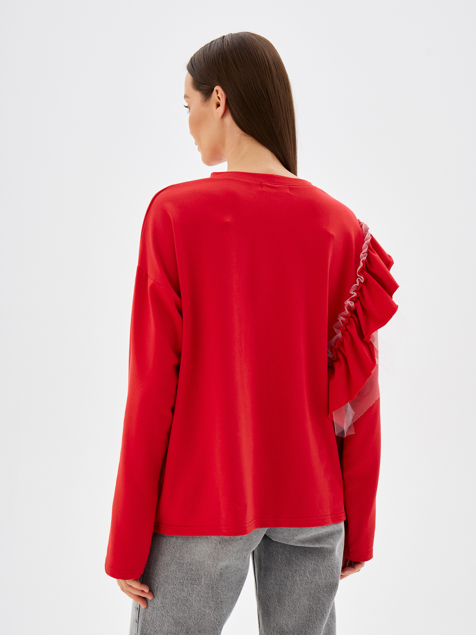 Лонгслив для кормящих Proud Mom ЛВОЛ-0500-красный - фото 5