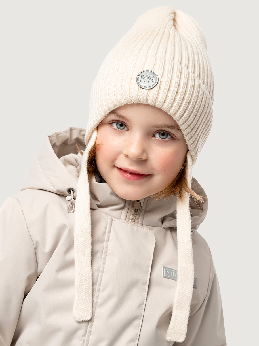 Шапка NIKASTYLE 11м21226 молоко - фото 1