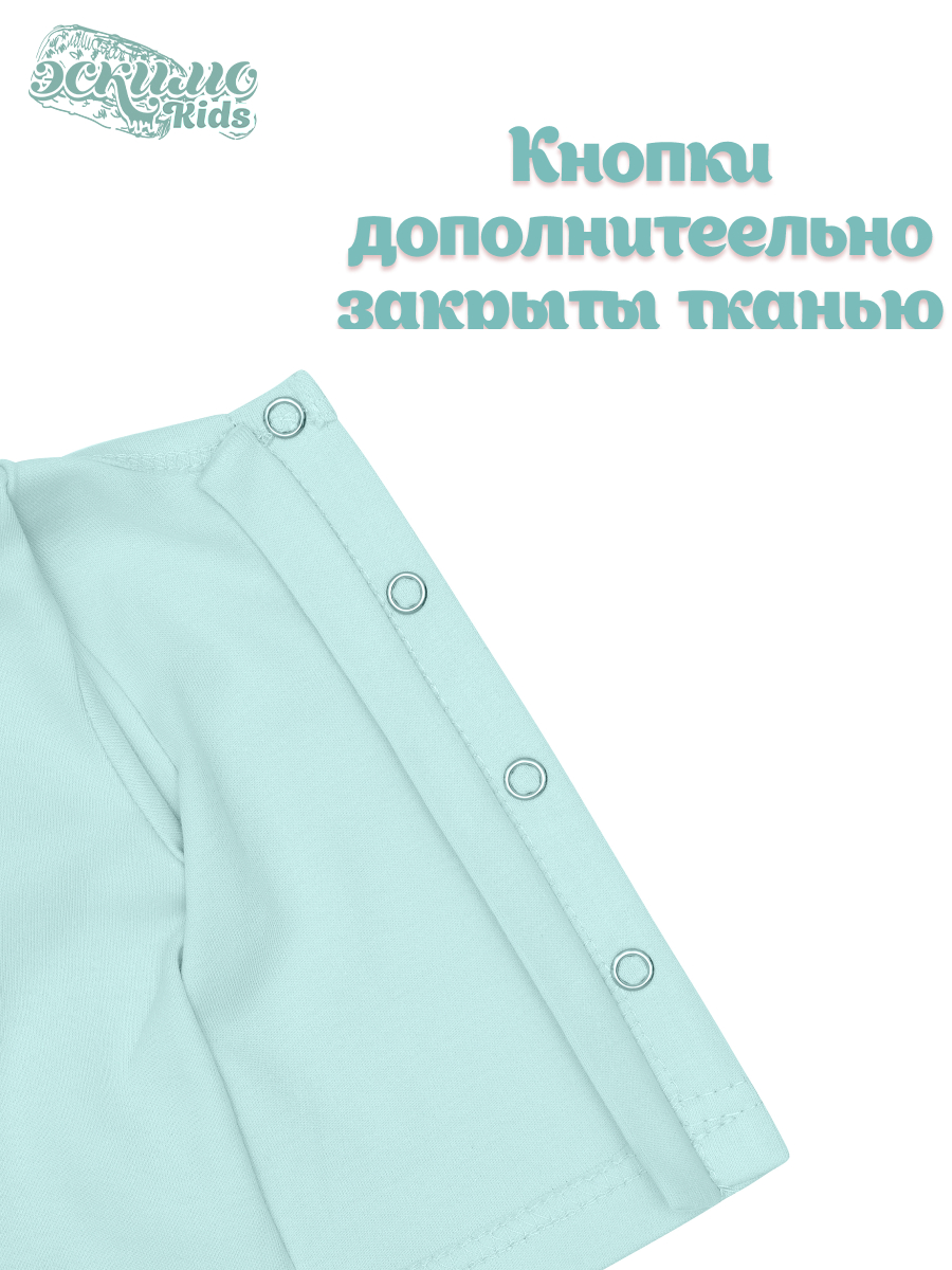 Кофточка для недоношенных Эскимо 2-206мятный - фото 2