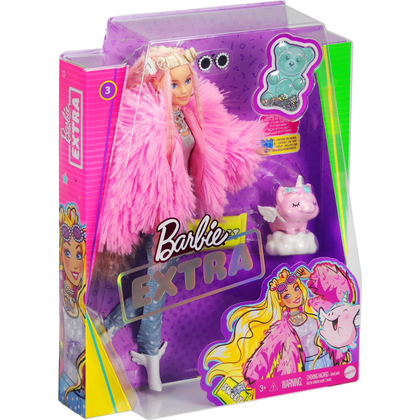 Кукла модельная Barbie Extra GRN28 - фото 3