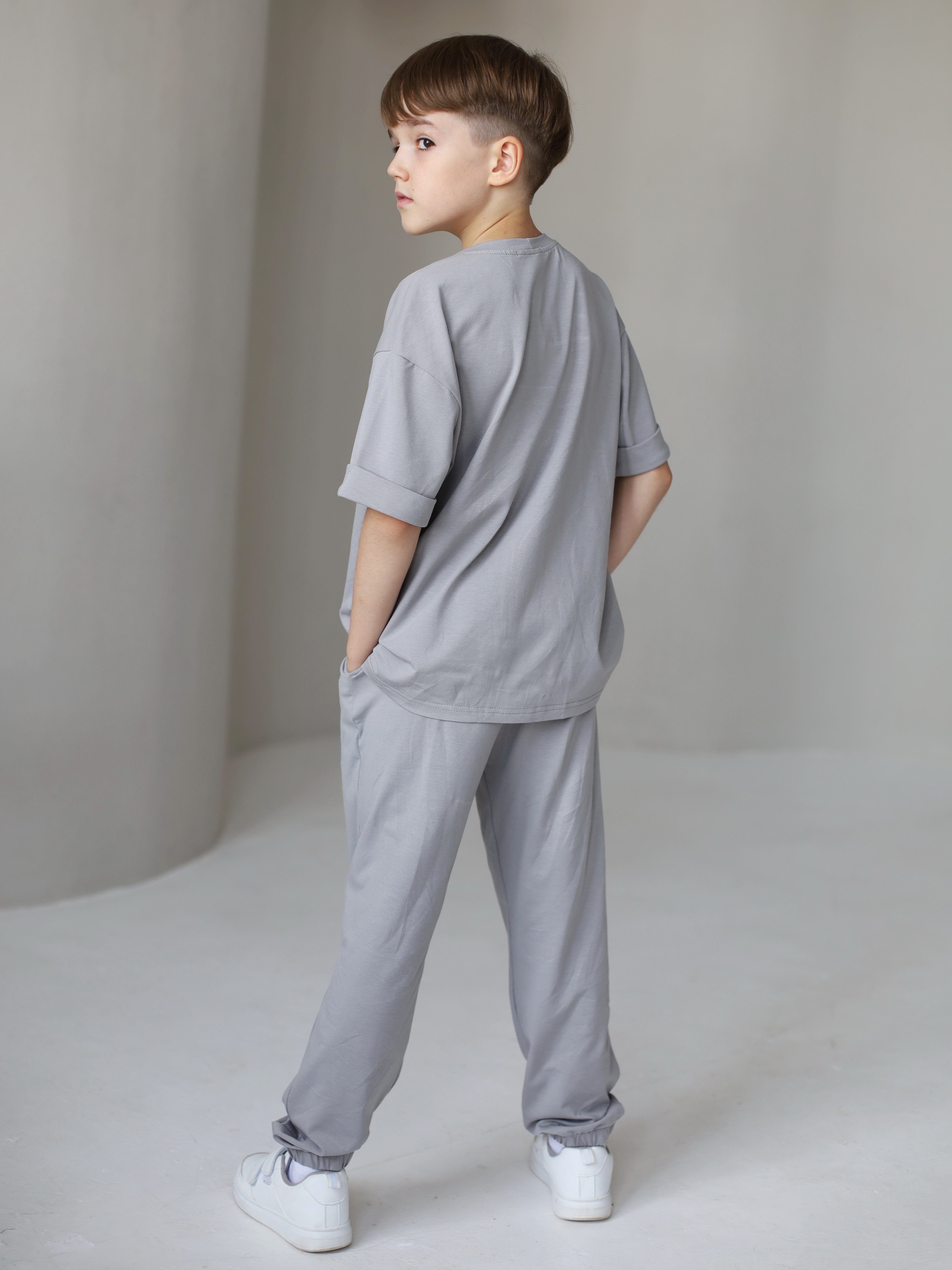 Костюм Агапэ 8017_светло_серый - фото 6