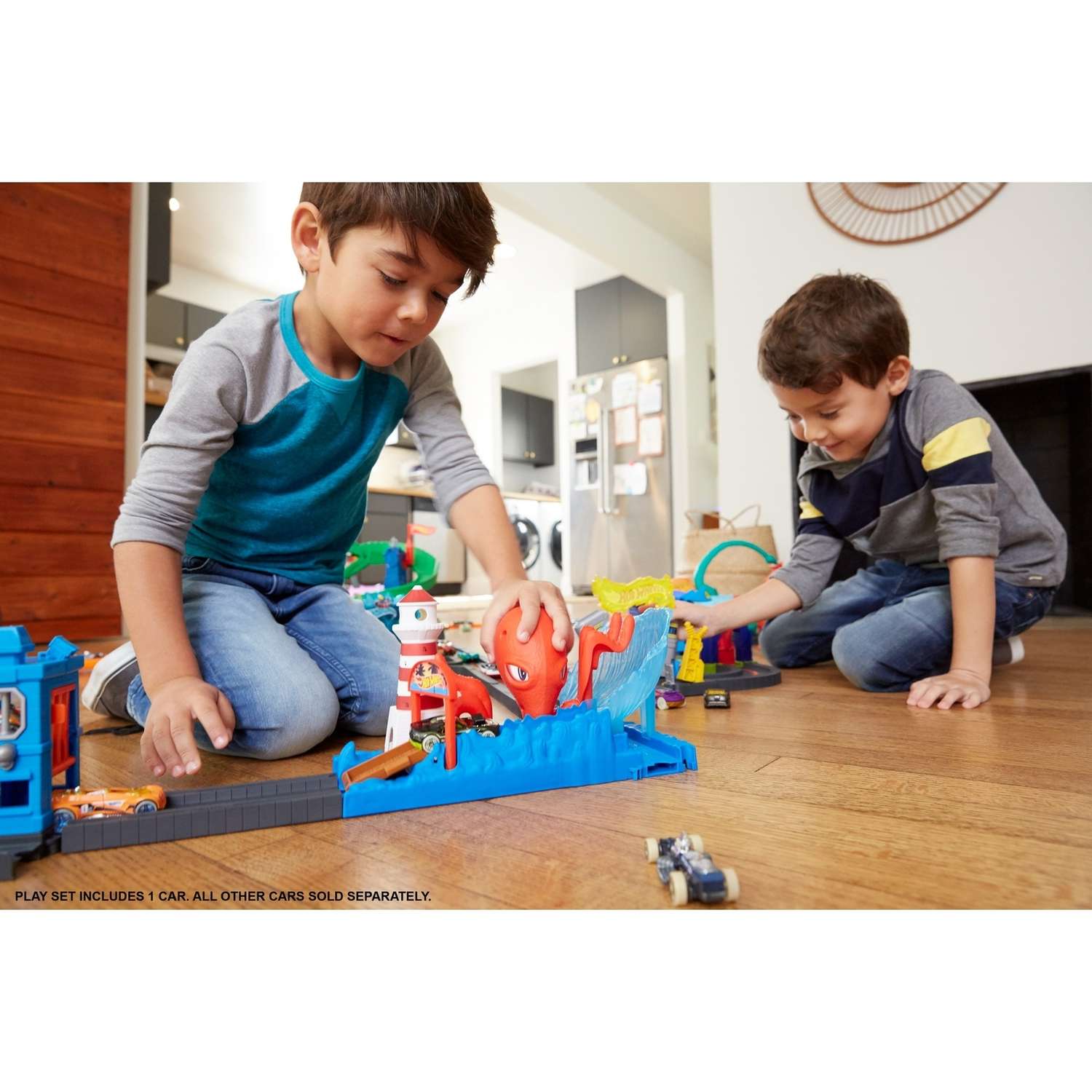 Трек Hot Wheels Атака осьминога FNB05 - фото 12