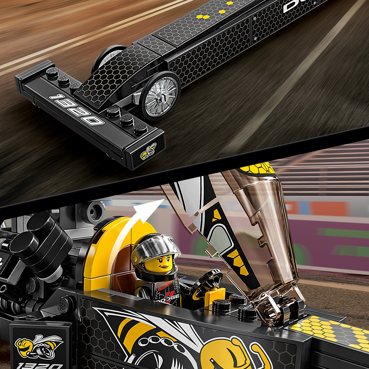 Конструктор LEGO Speed Champions Mopar Dodge/Dodge Challenger блочный - фото 10