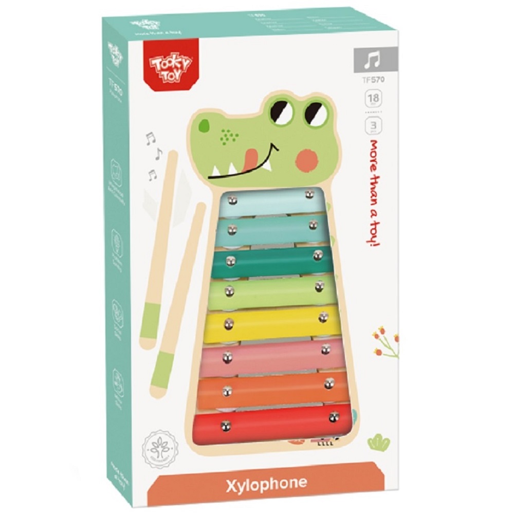 Игрушка музыкальная Tooky Toy ксилофон - фото 8