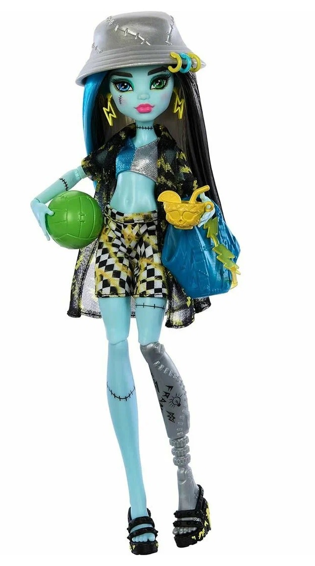 Кукла модельная Monster High Scare Adise Island Френки Штейн остров страха высота 30 см HRP68 - фото 6