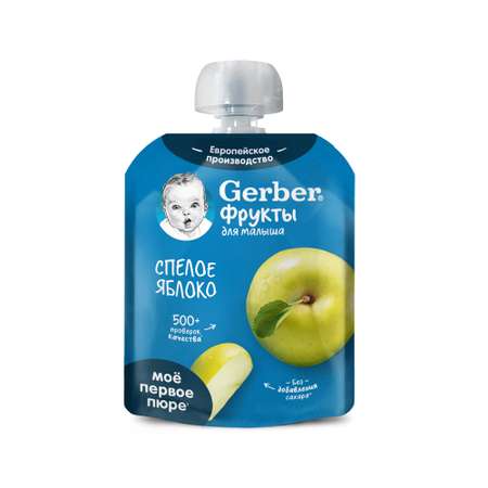 Пюре Gerber яблоко 90г с 4месяцев