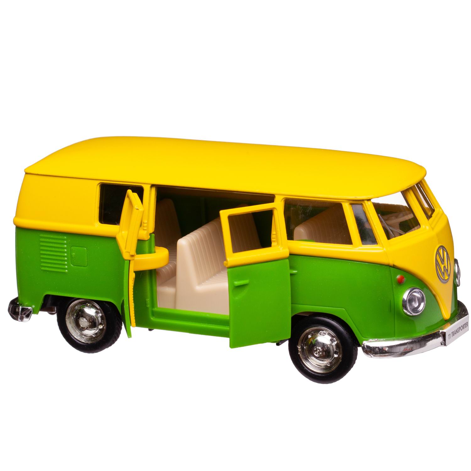 Автобус Uni-Fortune Volkswagen Samba bus Transporter 1:32 554025M(J) - фото 6