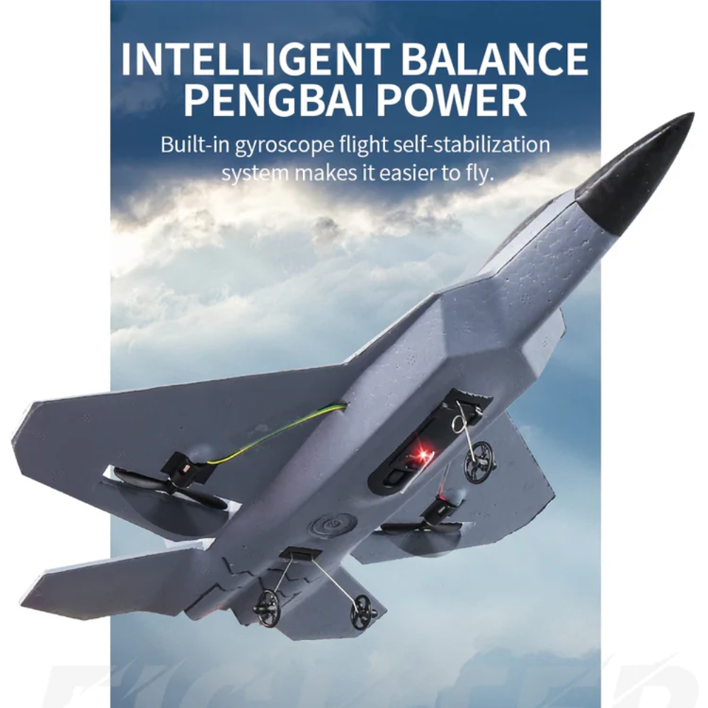 Самолет РУ Zhorya Raptor Fighter камуфляжный - фото 10