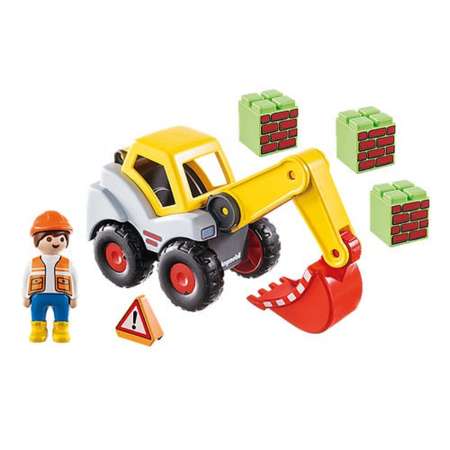 Конструктор Playmobil Экскаватор сборная игровая модель