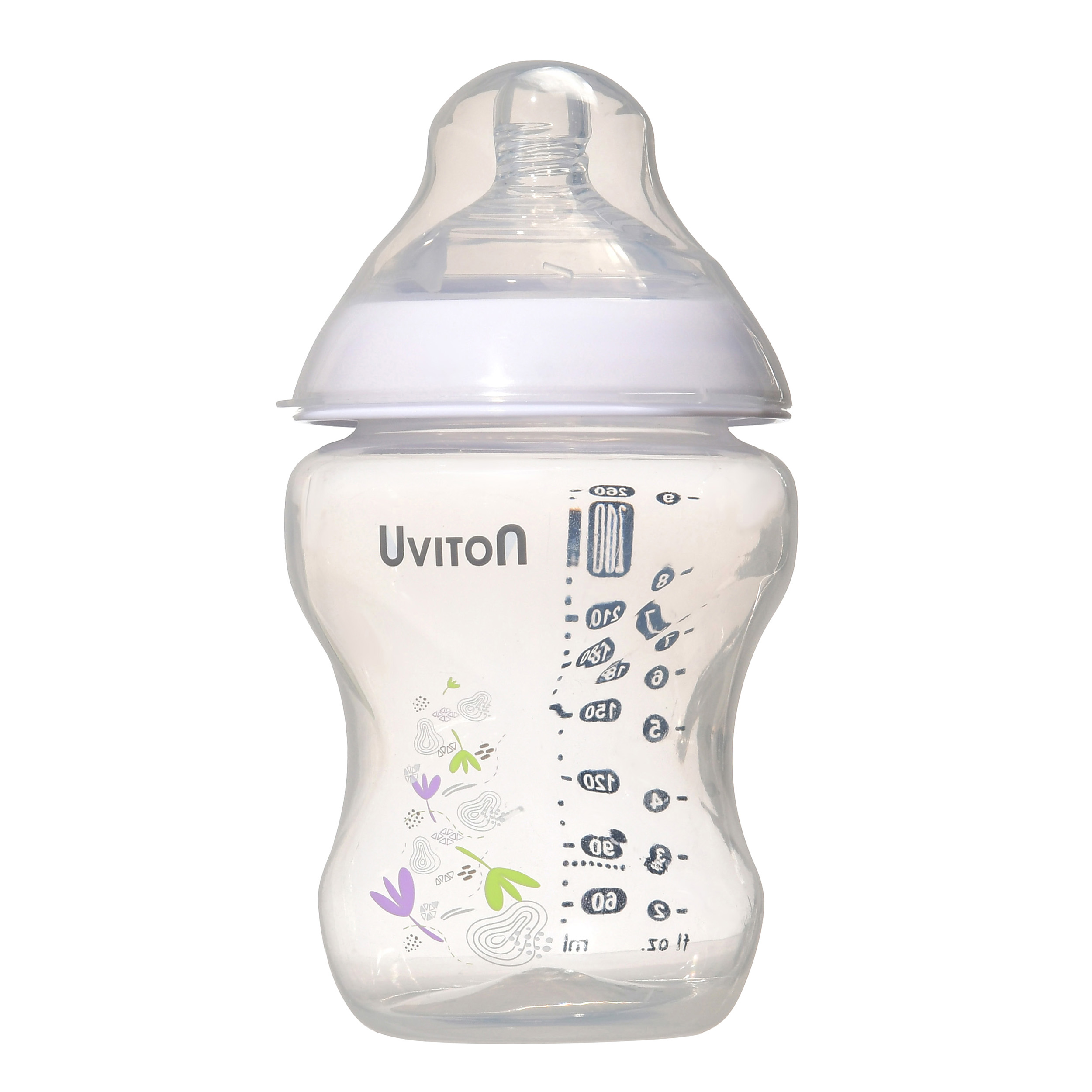Бутылочка Uviton Anti-Colic 260 мл в ассортименте - фото 8