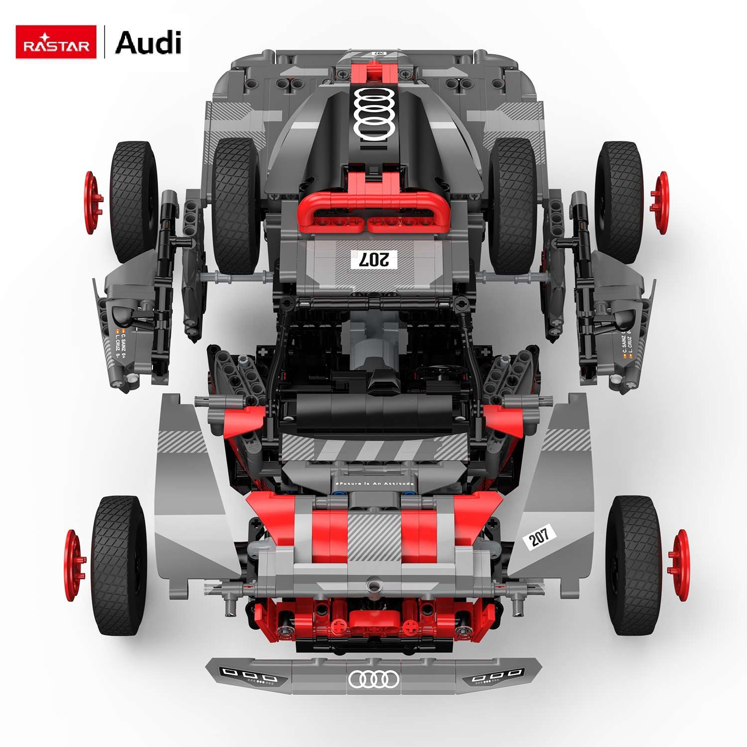 Конструктор Rastar Audi RS 1432 дет. - фото 2