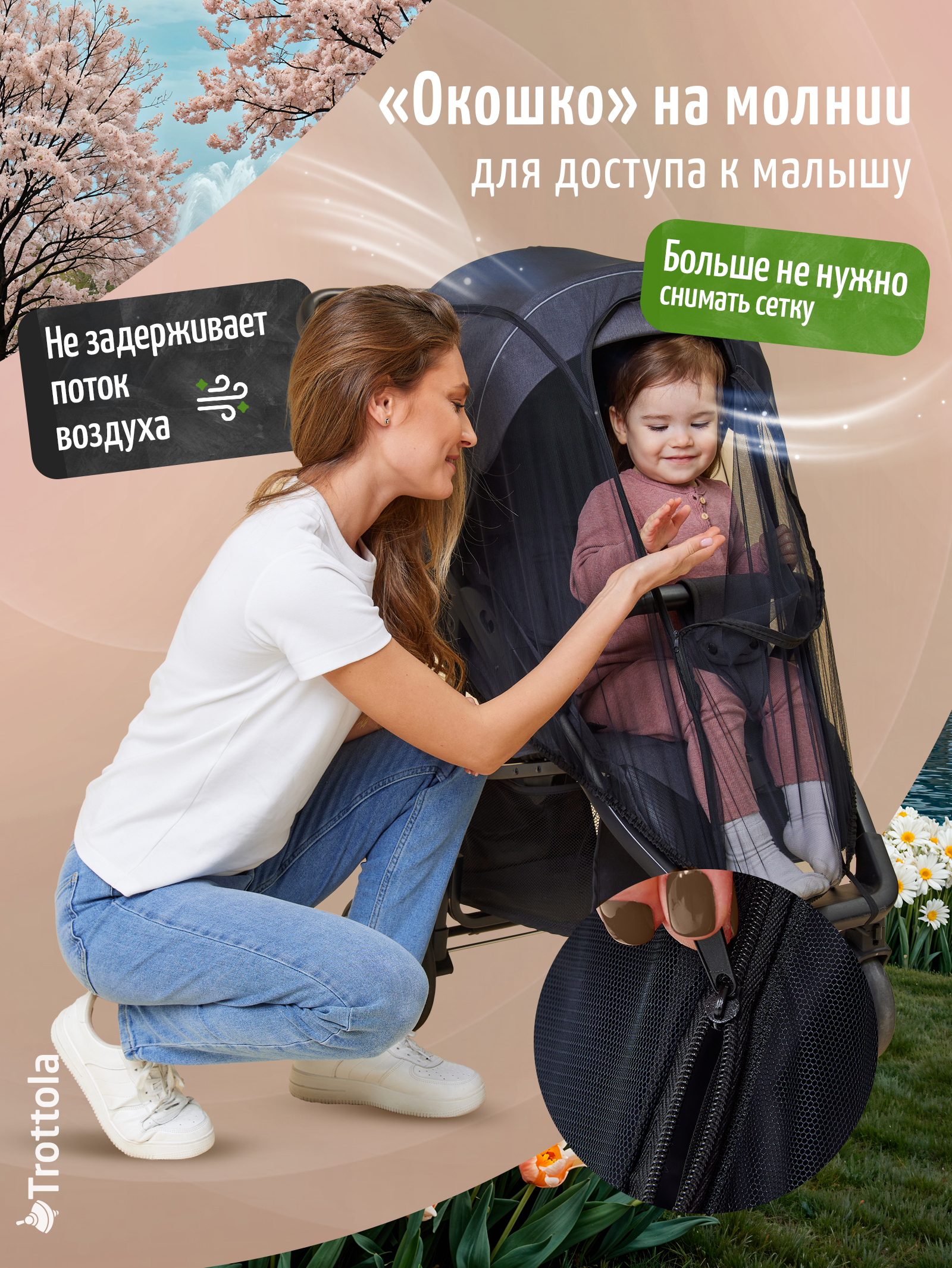 Сетка от насекомых Trottola Т170/черная - фото 4