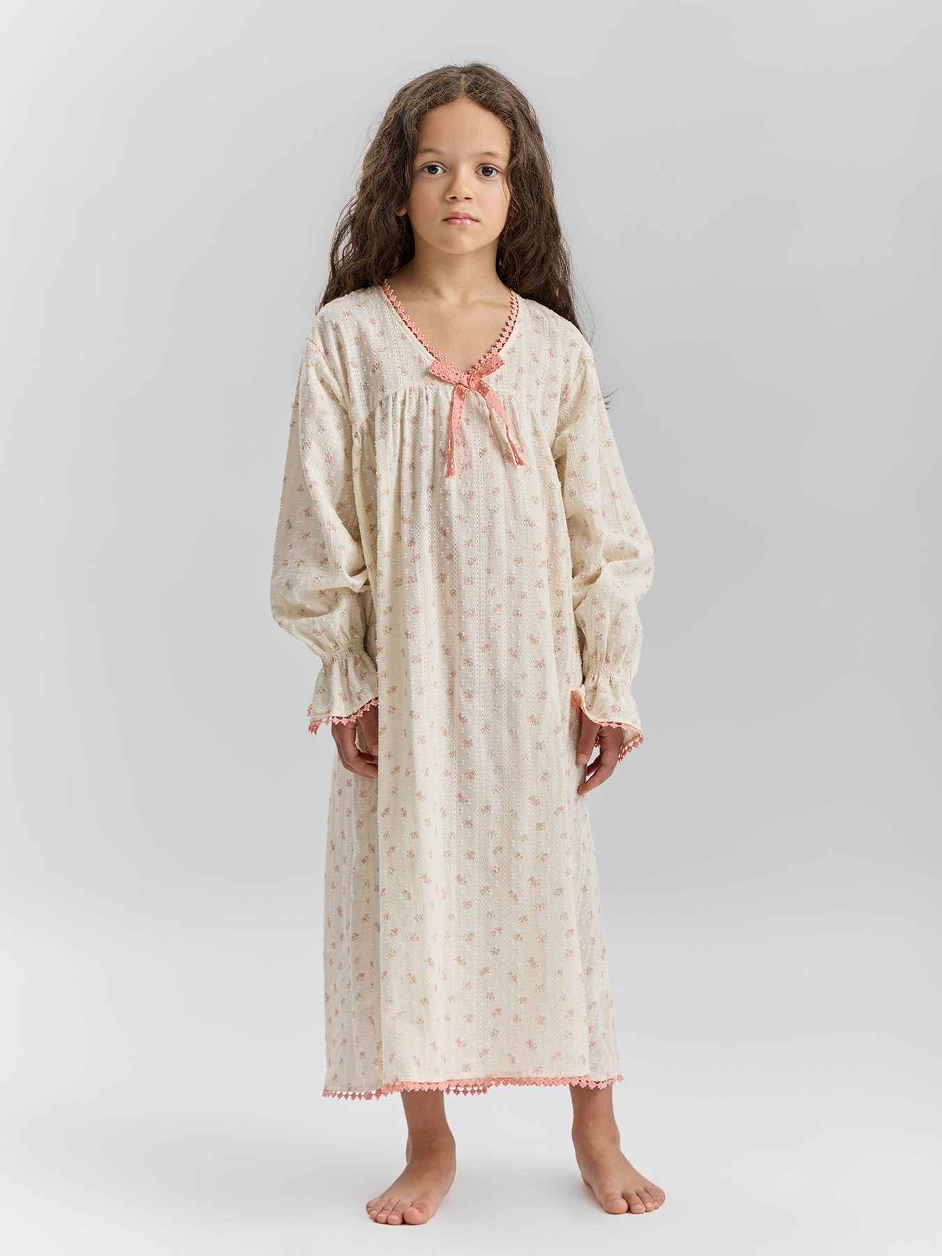 Ночная сорочка Happy Baby 88680-1_white-pink - фото 1