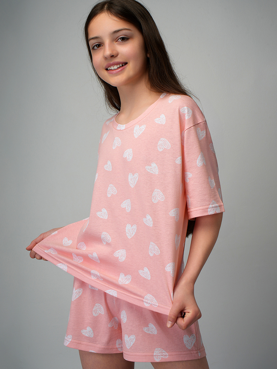 Пижама HappyFox HF5900DSPбелый.сердечки - фото 4