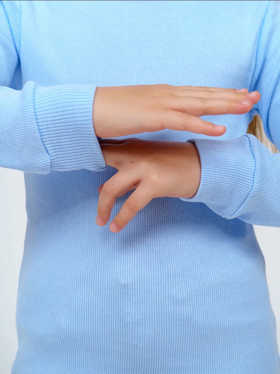 Водолазка TOTEMFOX 231КН2(2)F/голубой меланж - фото 7