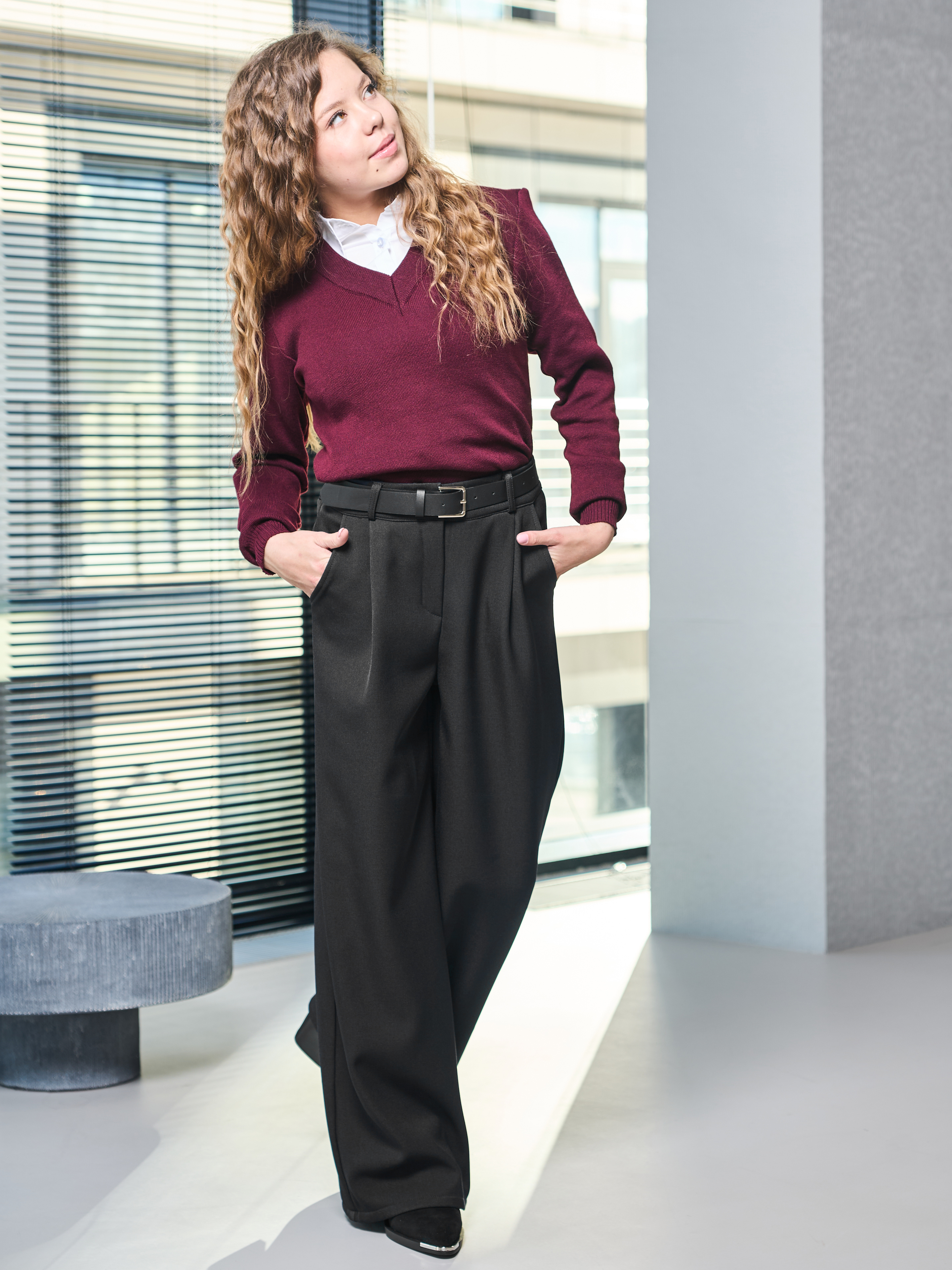 Брюки-палаццо СИНЯЯ МОДА WF501B-H39 - фото 14