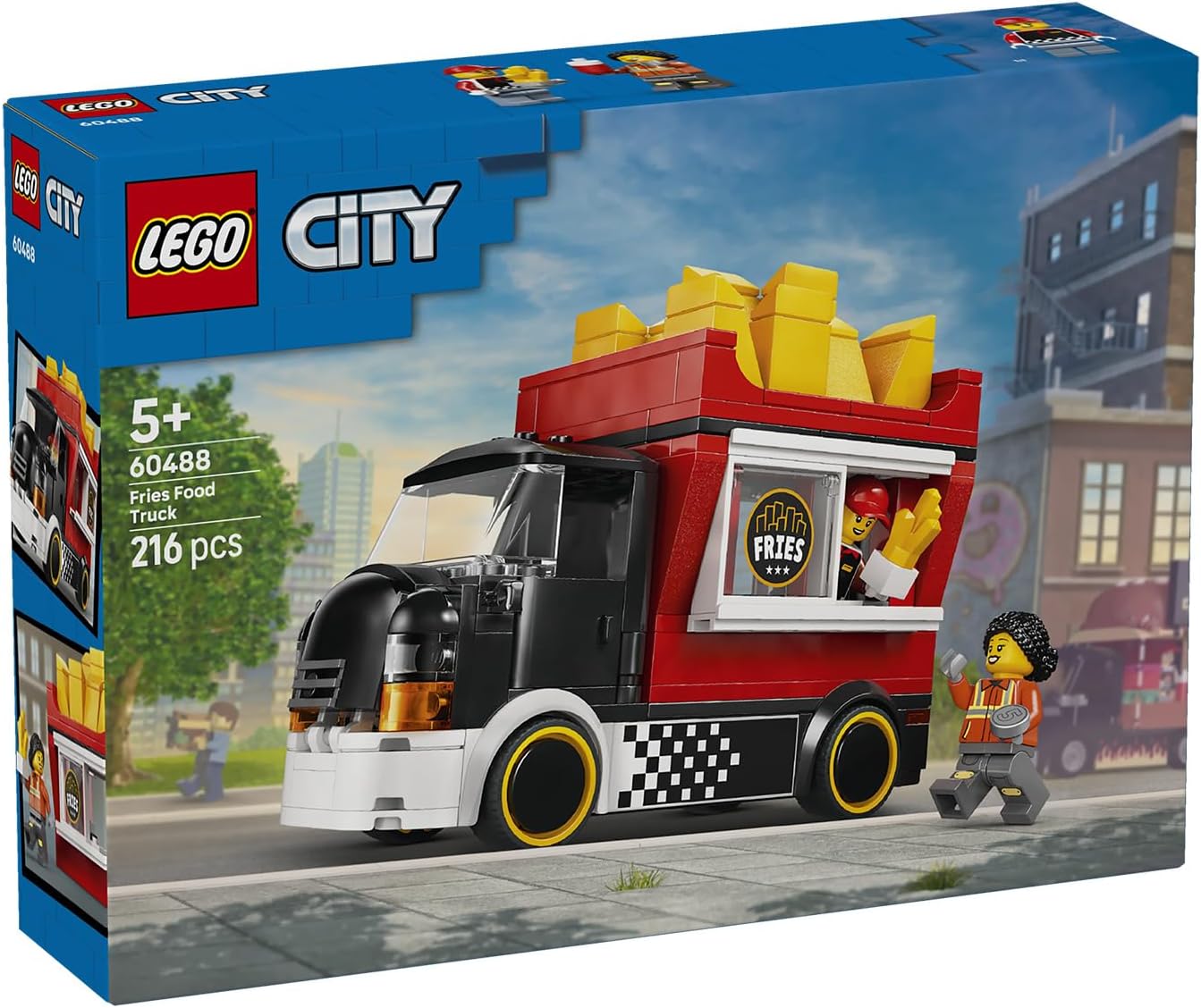 Конструктор LEGO City Фудтрак с картошкой-фри 216 дет. - фото 5