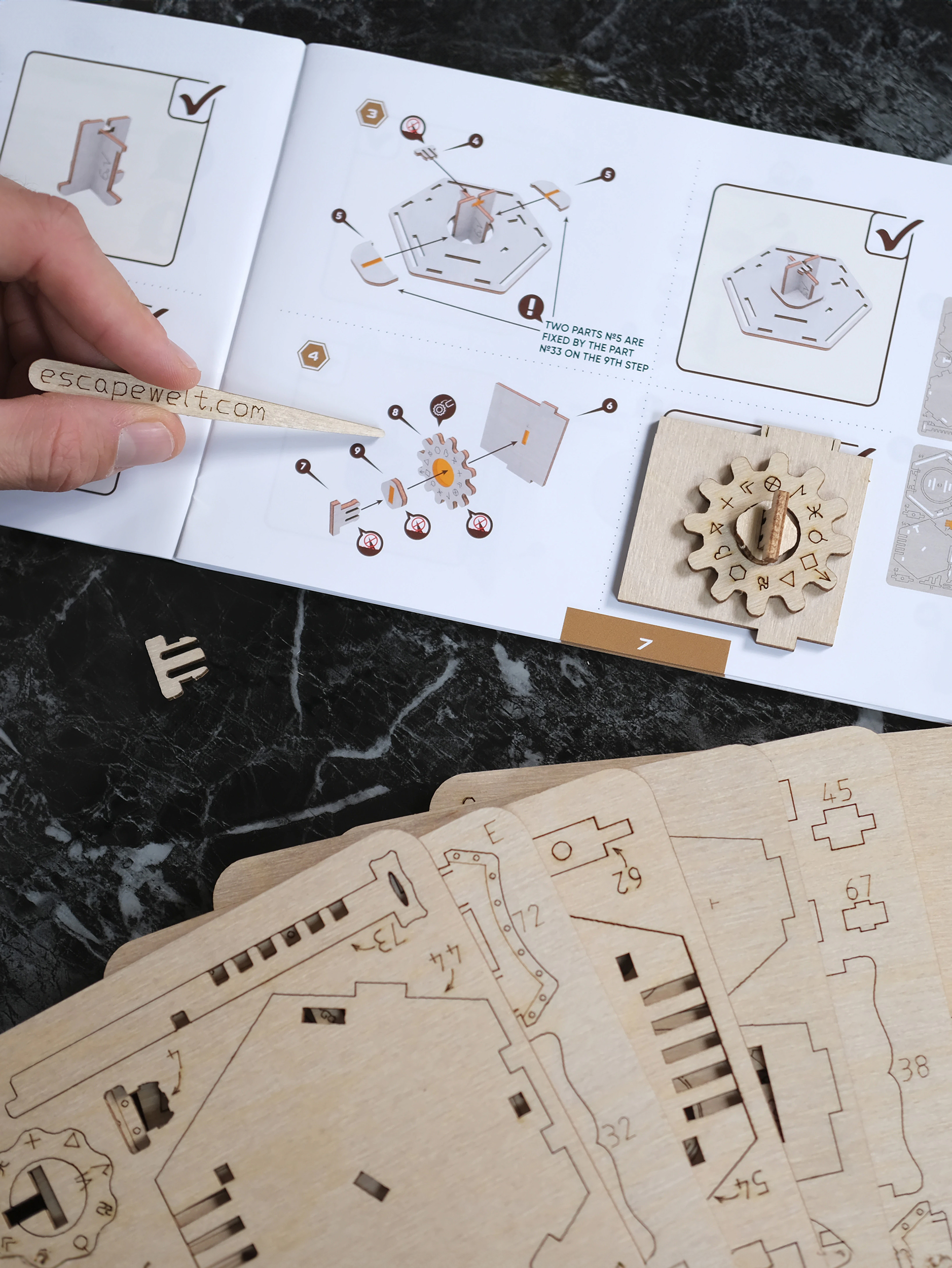 Настольная игра EscapeWelt Форт Нокс Про DIY - фото 9