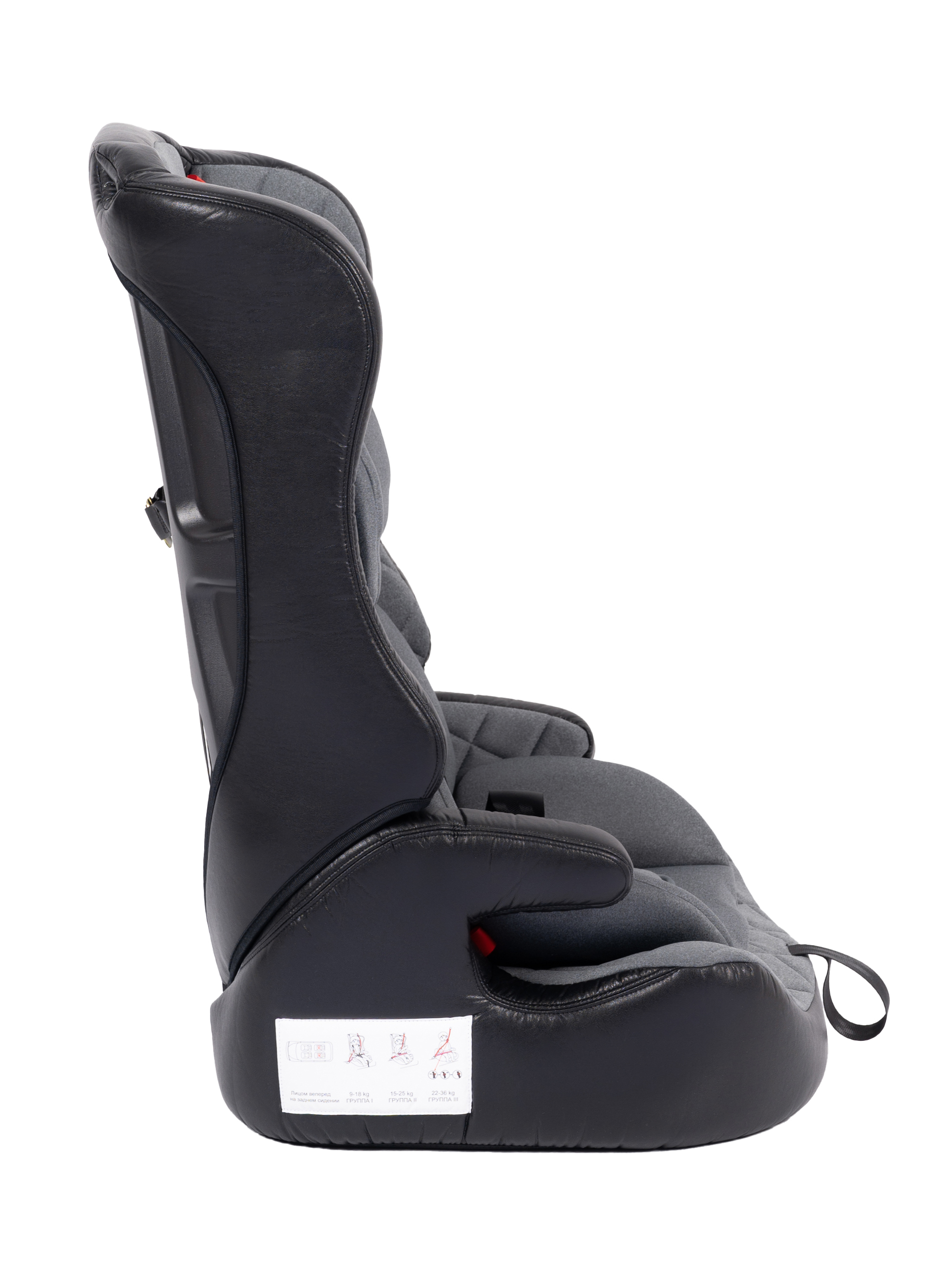 Автокресло Kingbaby Legend 1/2/3 (9-36 кг) серый - фото 14