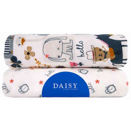 Пеленка Daisy Фланель 2шт 75х120см Лошадки