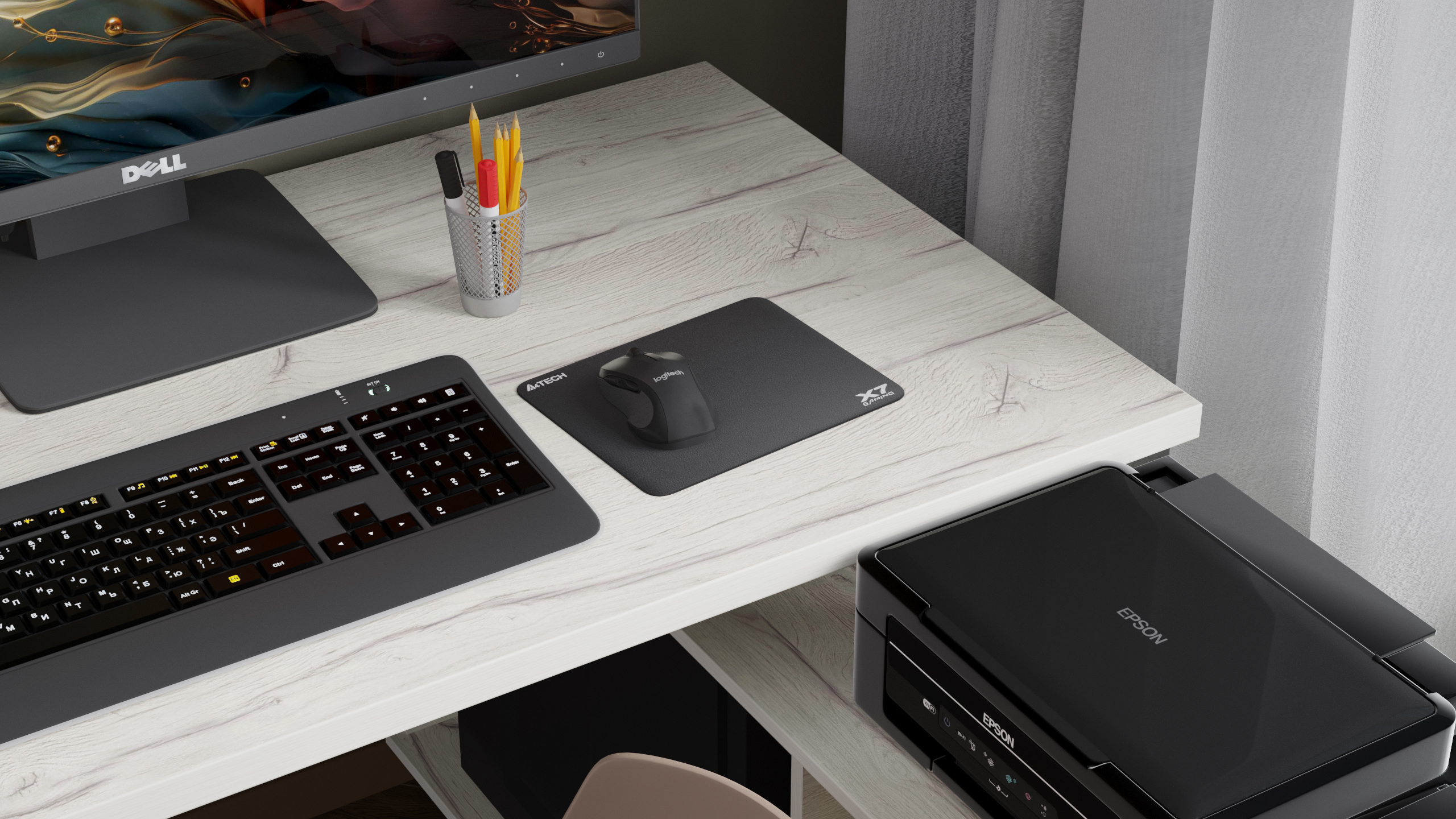 Письменный стол КАЛИФОРНИЯ МЕБЕЛЬ Хардвиг 1200 - фото 2